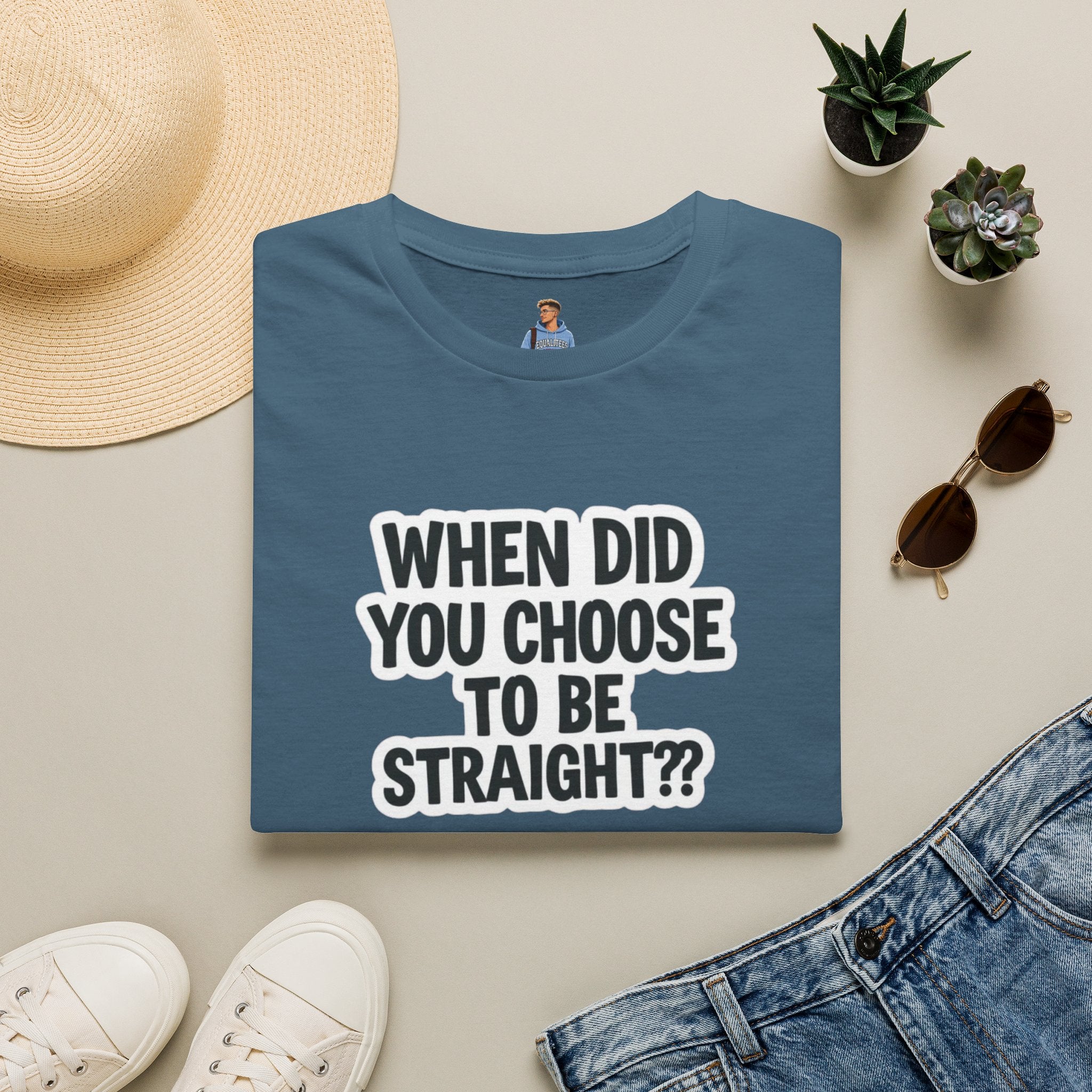 When Did You Choose to Be Straight?? T-shirt