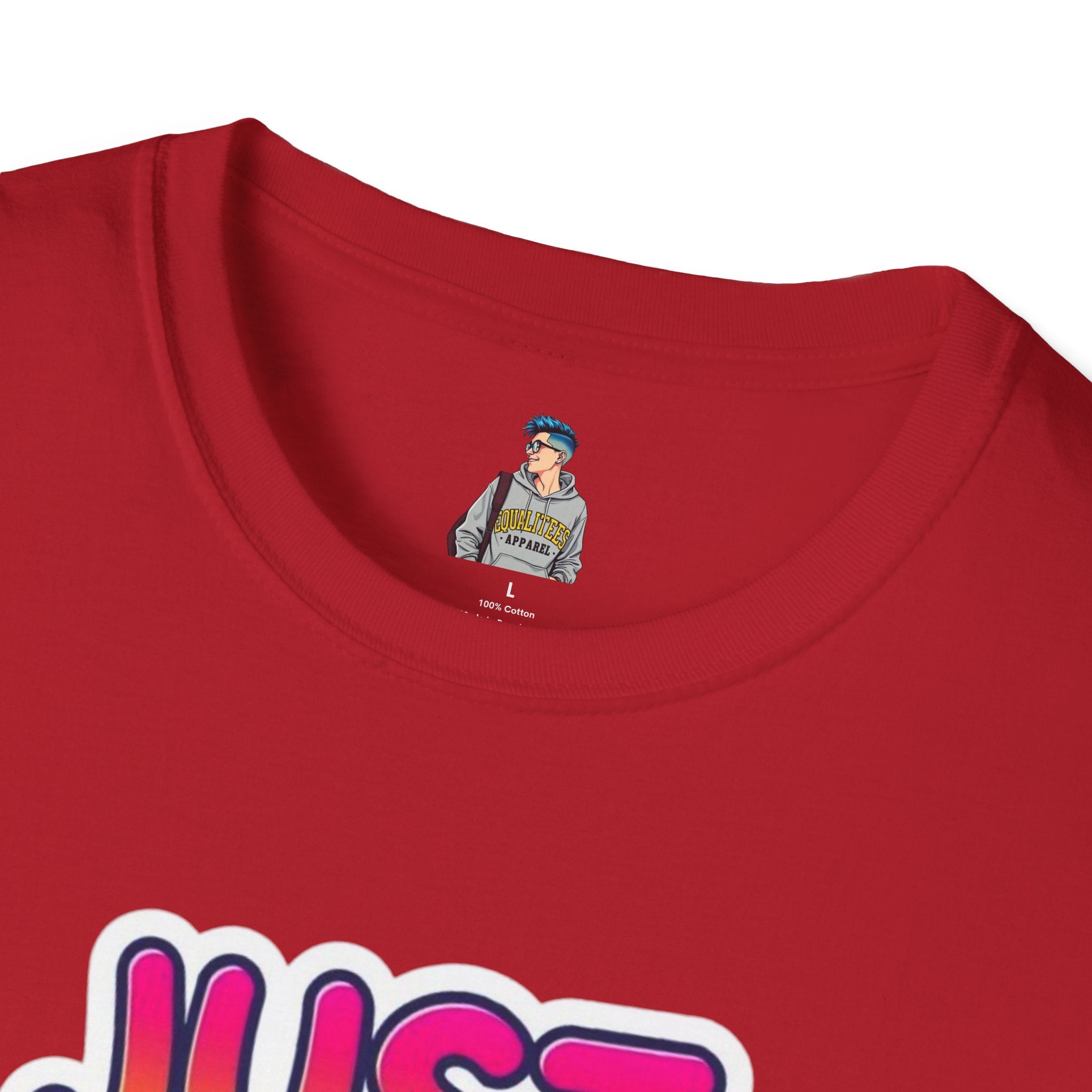 Just Love Unisex Softstyle T-Shirt | Perfect for Pride, Anniversaries, and Everyday Wear