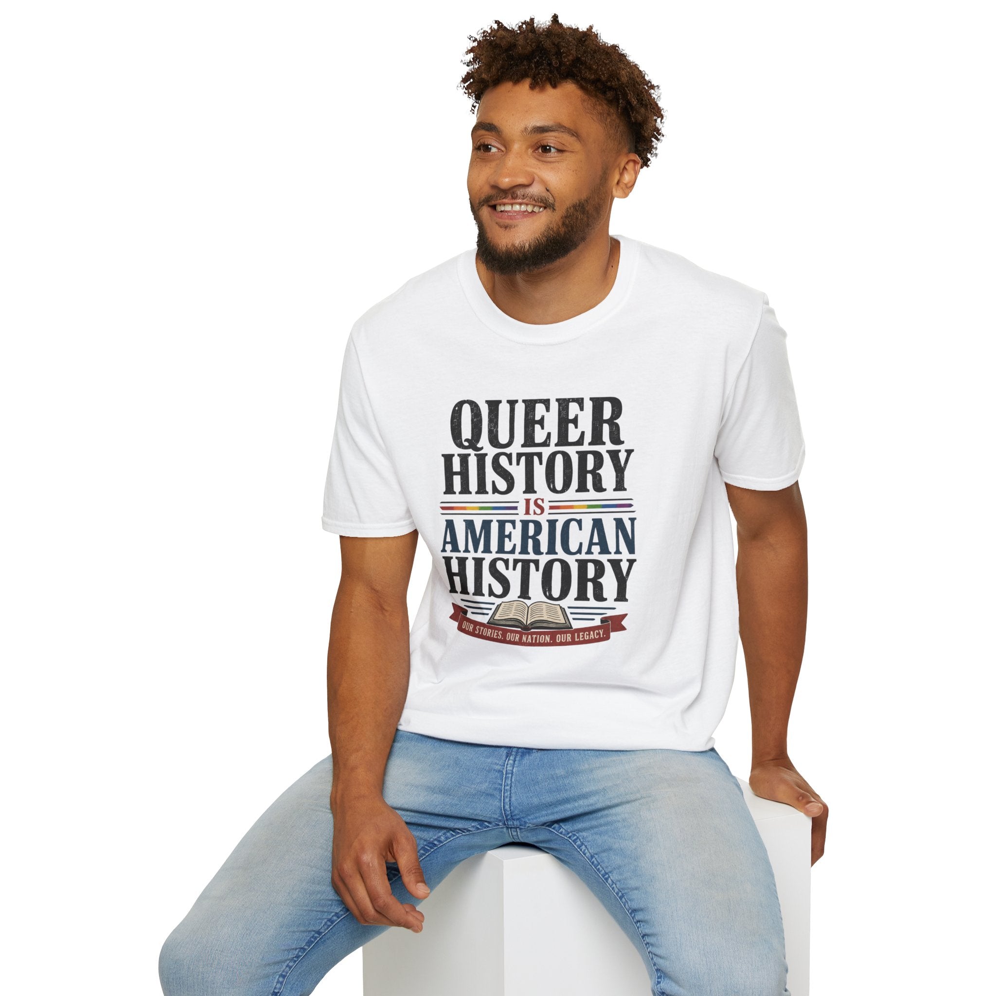 Queer History Is American — Graphic T-Shirt