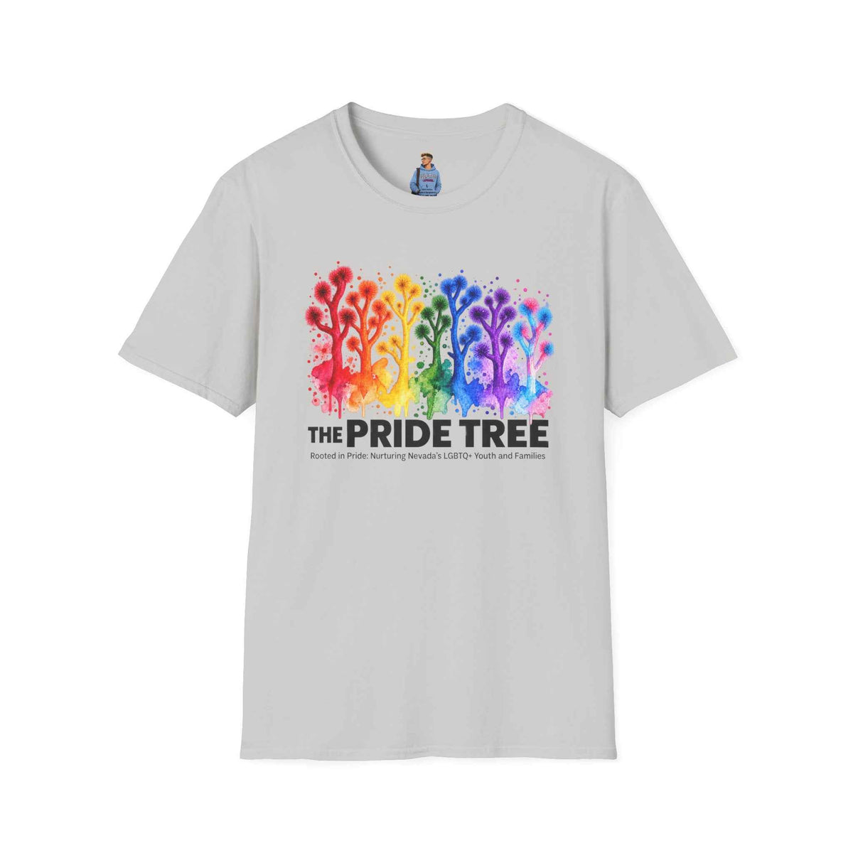 Pride Tree Las Vegas T-Shirt - Black Text