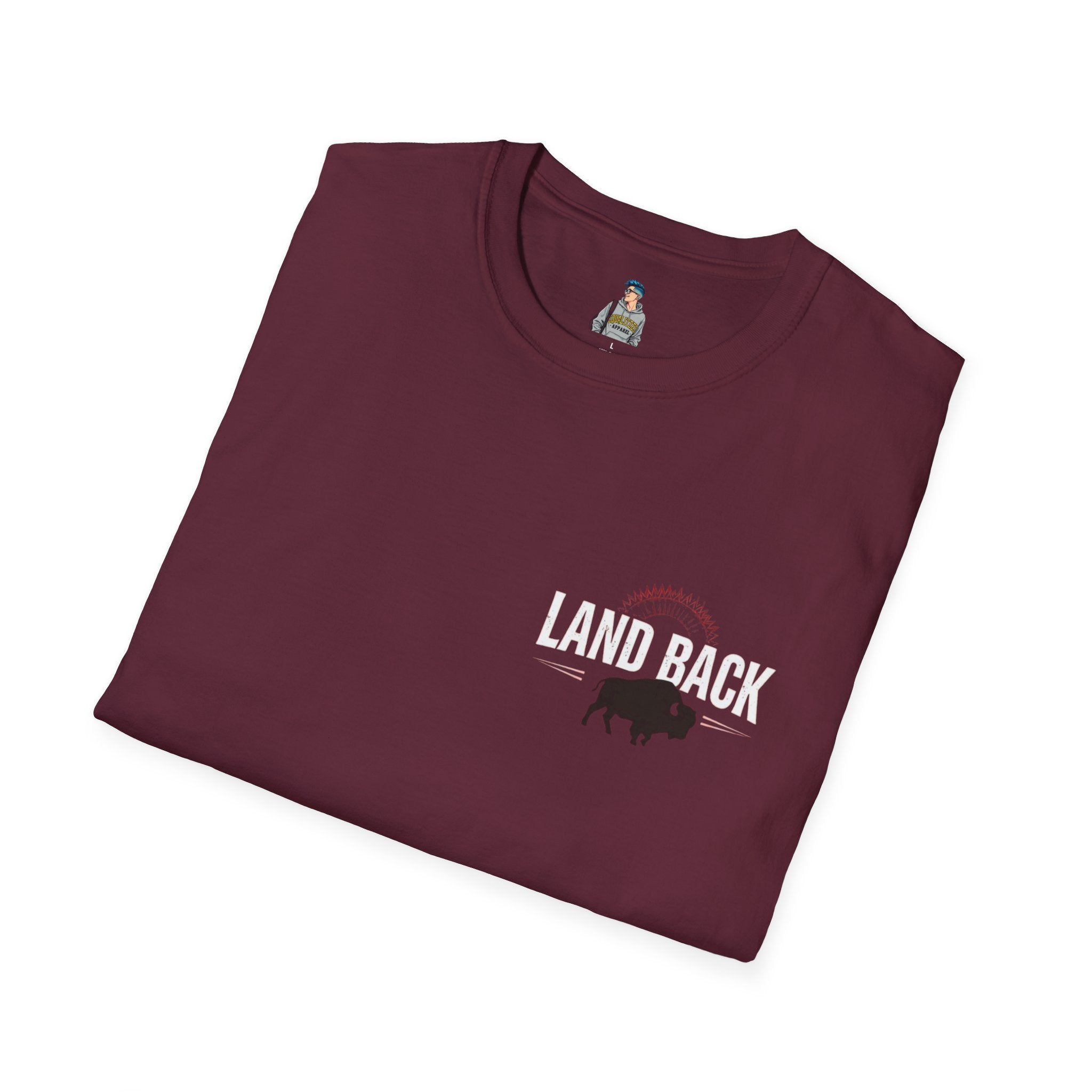 'Land Back' Unisex Softstyle T-shirt