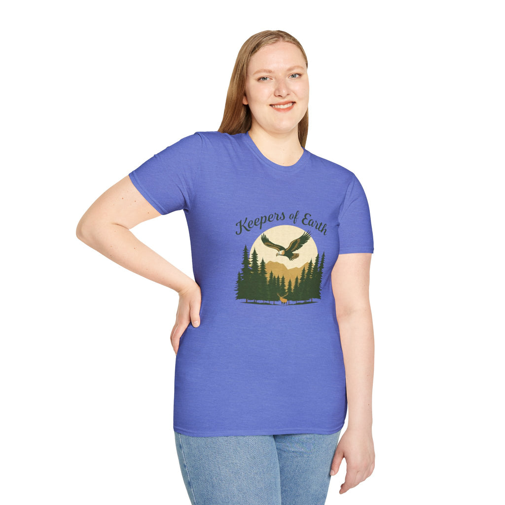 Keepers of the Earth Eagle and Elk T-shirt