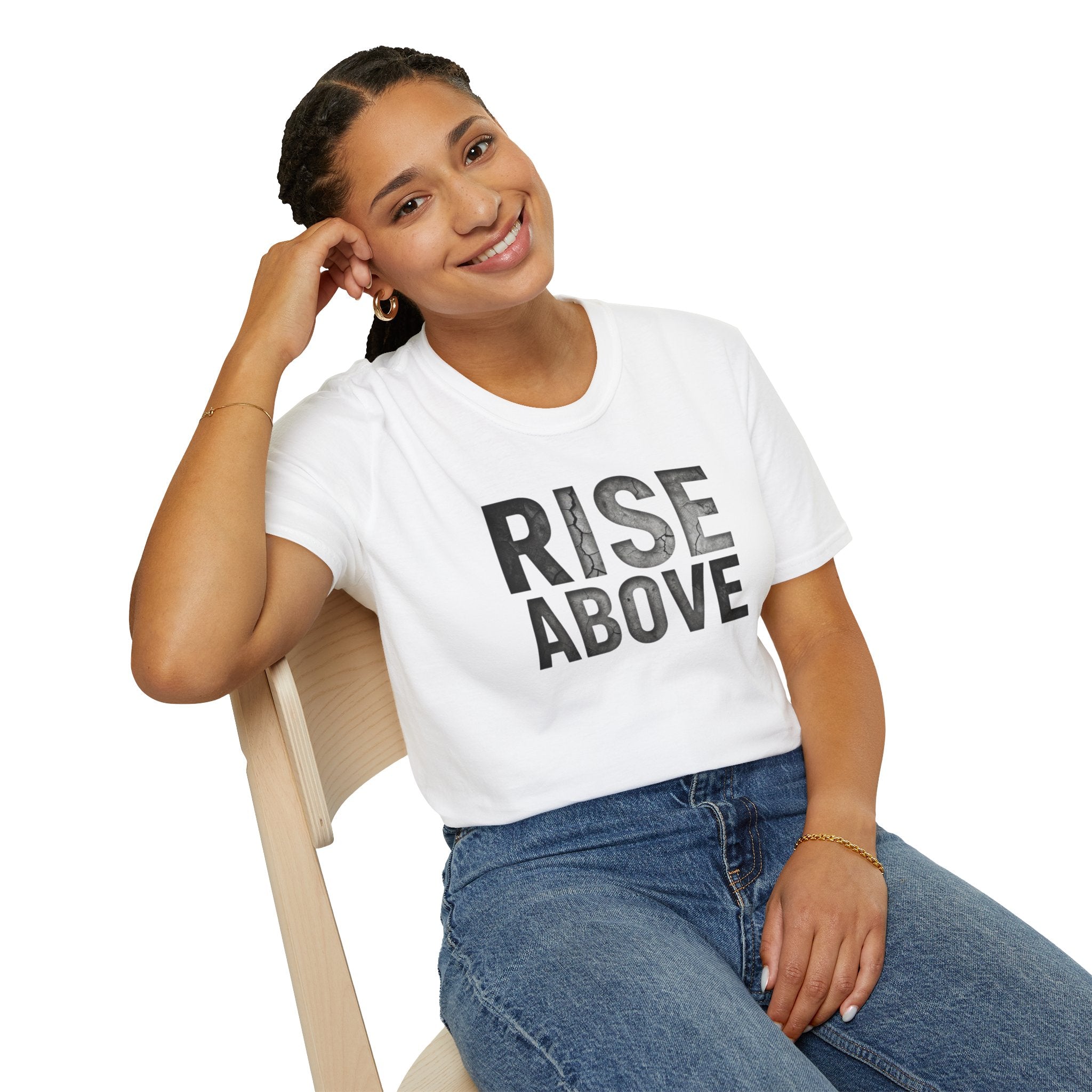 Rise Above T-Shirt — Motivational Graphic Tee
