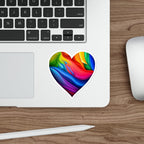 Die-Cut Stickers - Rainbow Heart