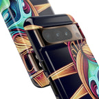 Statue of Liberty Neon Glowing Art Tough Case for Android & iPhone