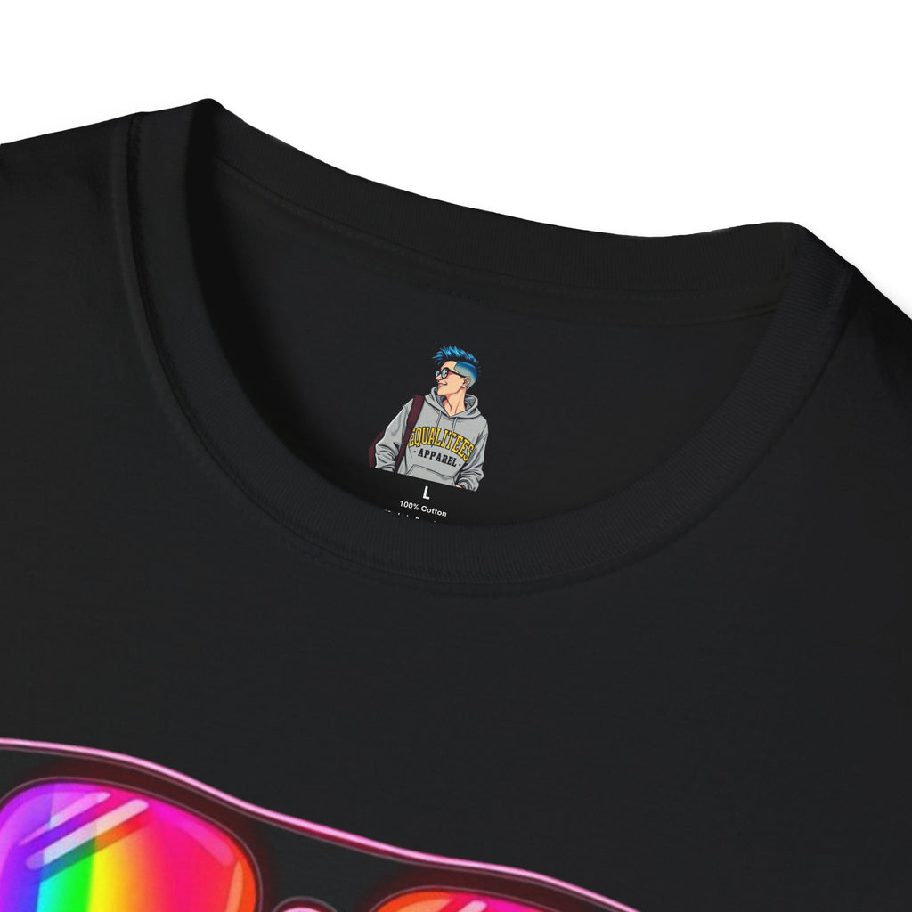 Rainbow Sunglasses Unisex t-shirt