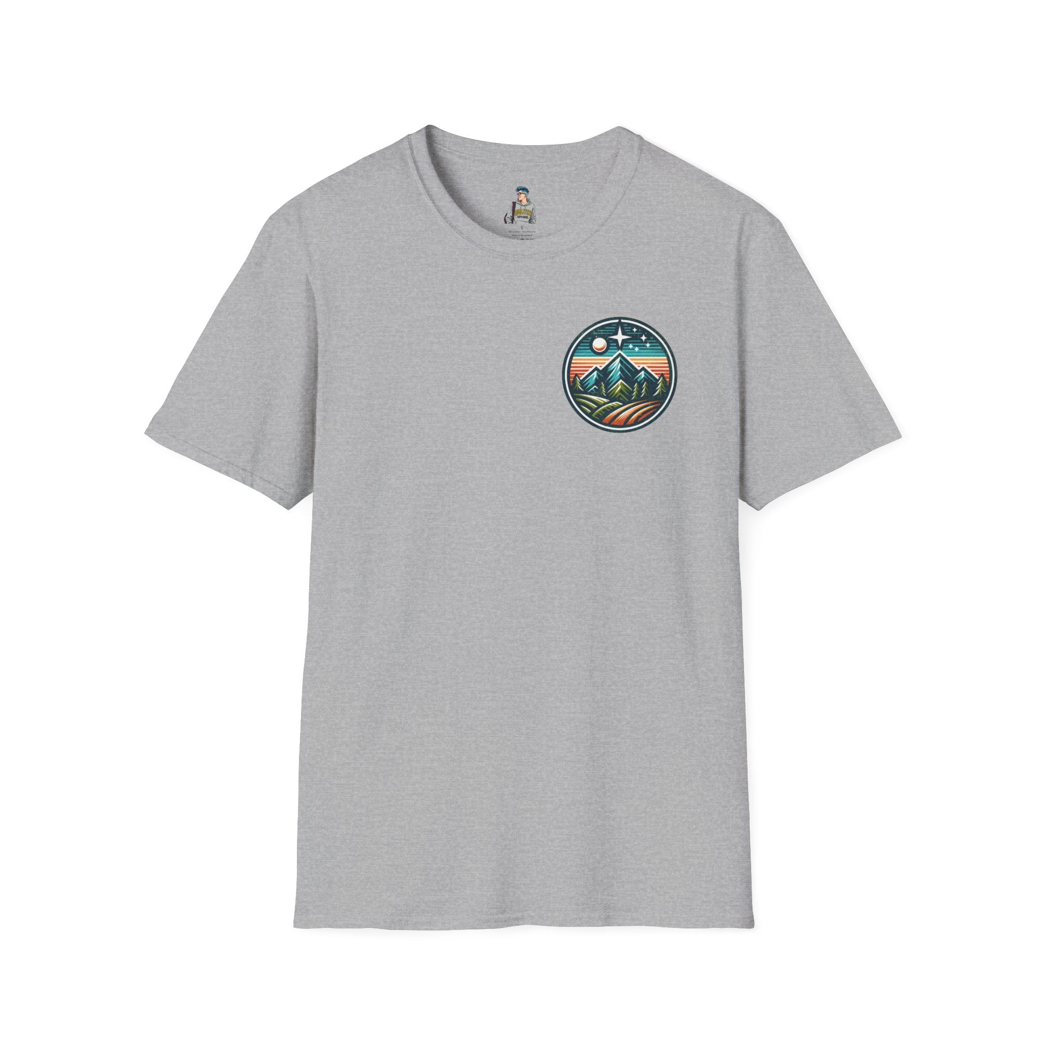Outdoor Adventure Unisex Softstyle T-Shirt - "Listen to the Wild - Nature is My Religion" Design