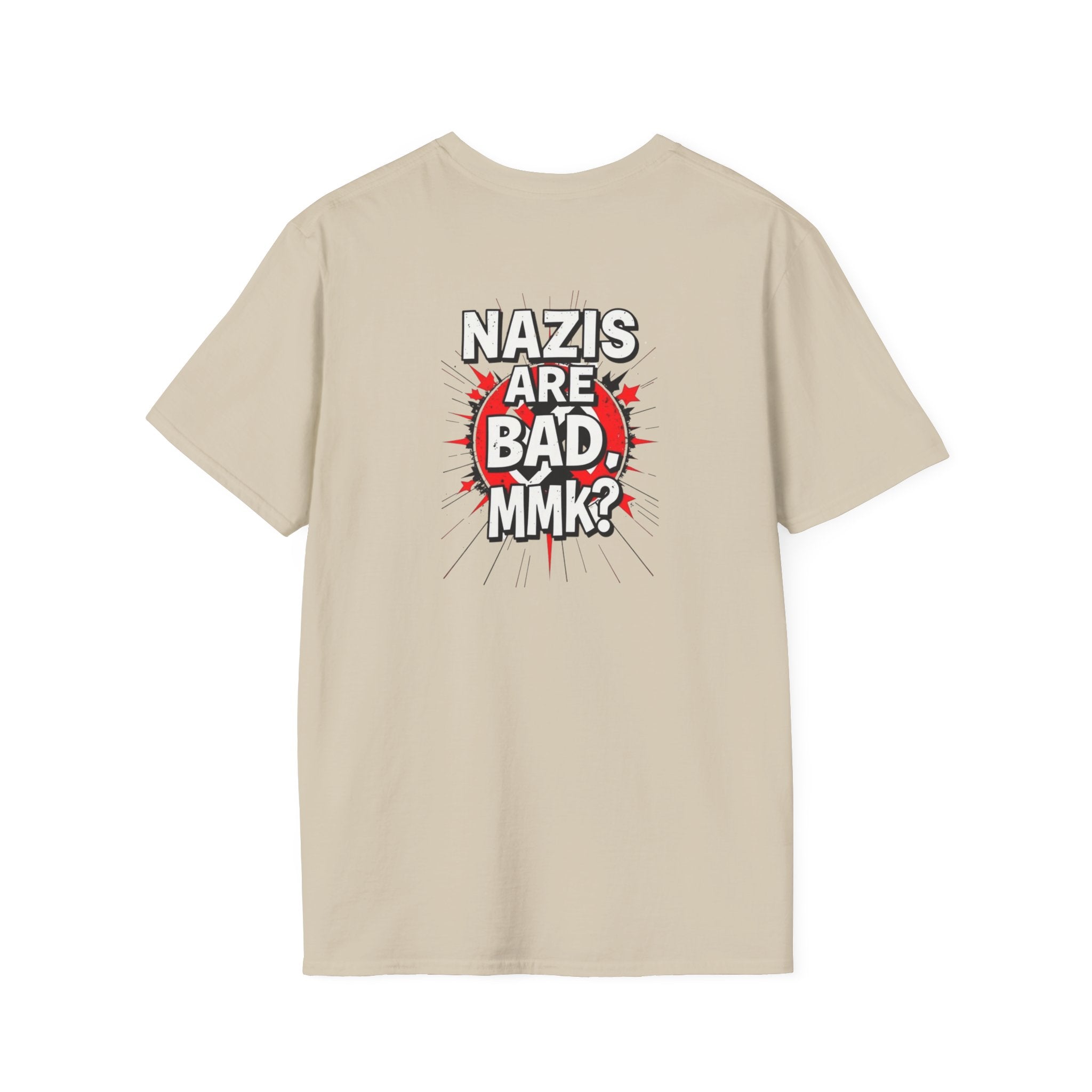 Unisex Softstyle T-Shirt: 'Our Grandparents Fought Fascists' Patriotic Tee