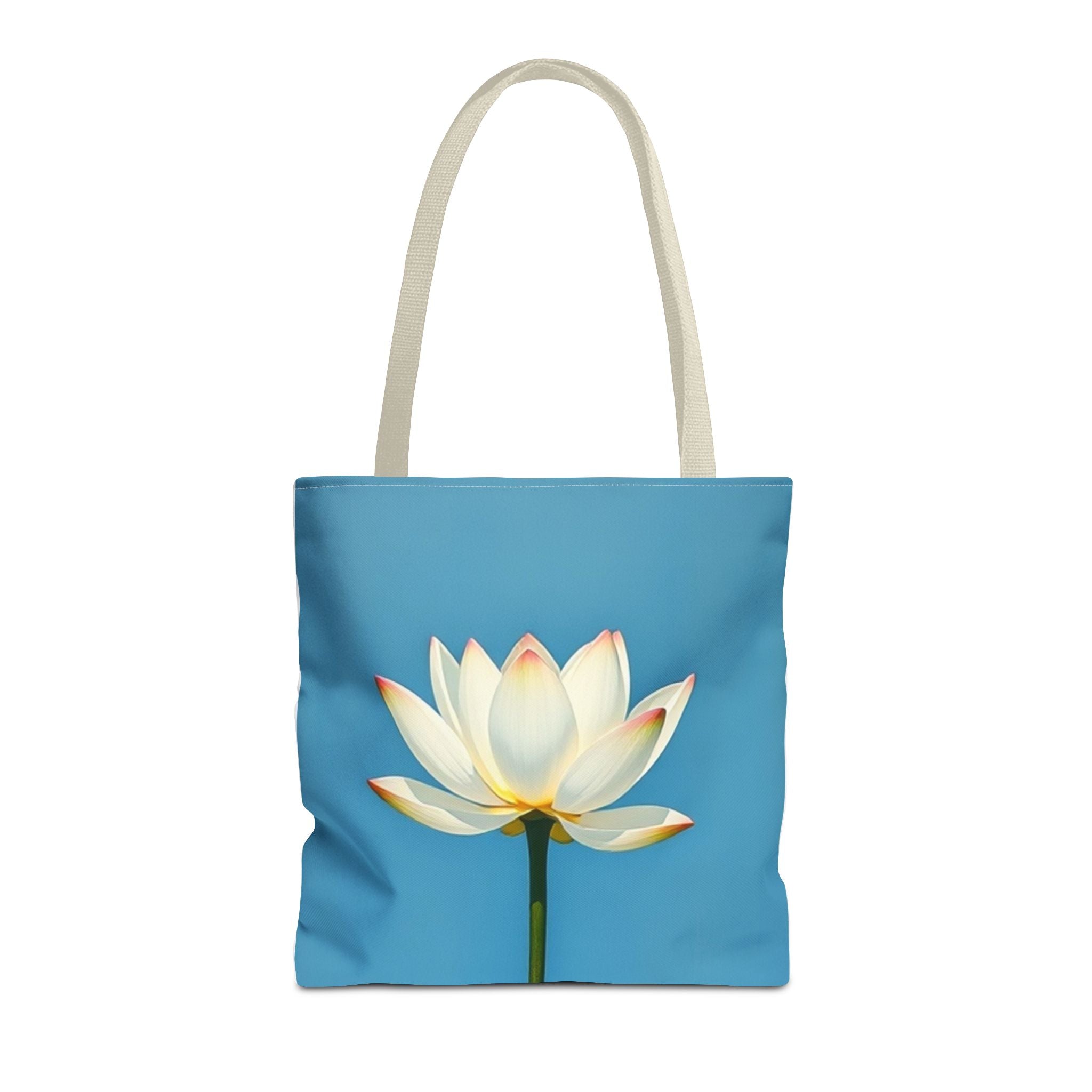 White Lily on Canvas Design - Tote Bag