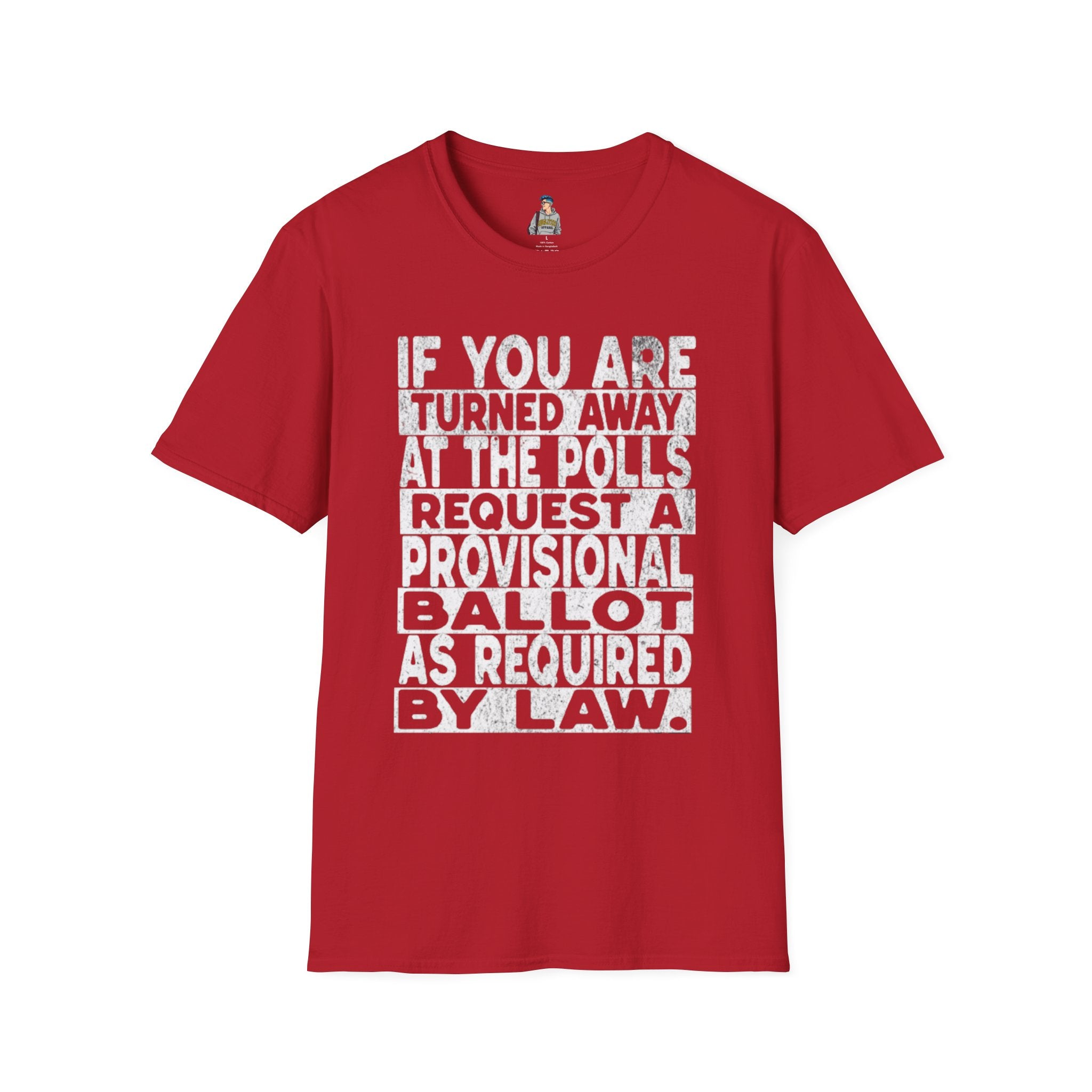 Do Not Be Intimidated Know Your Rights Voting Tee-English