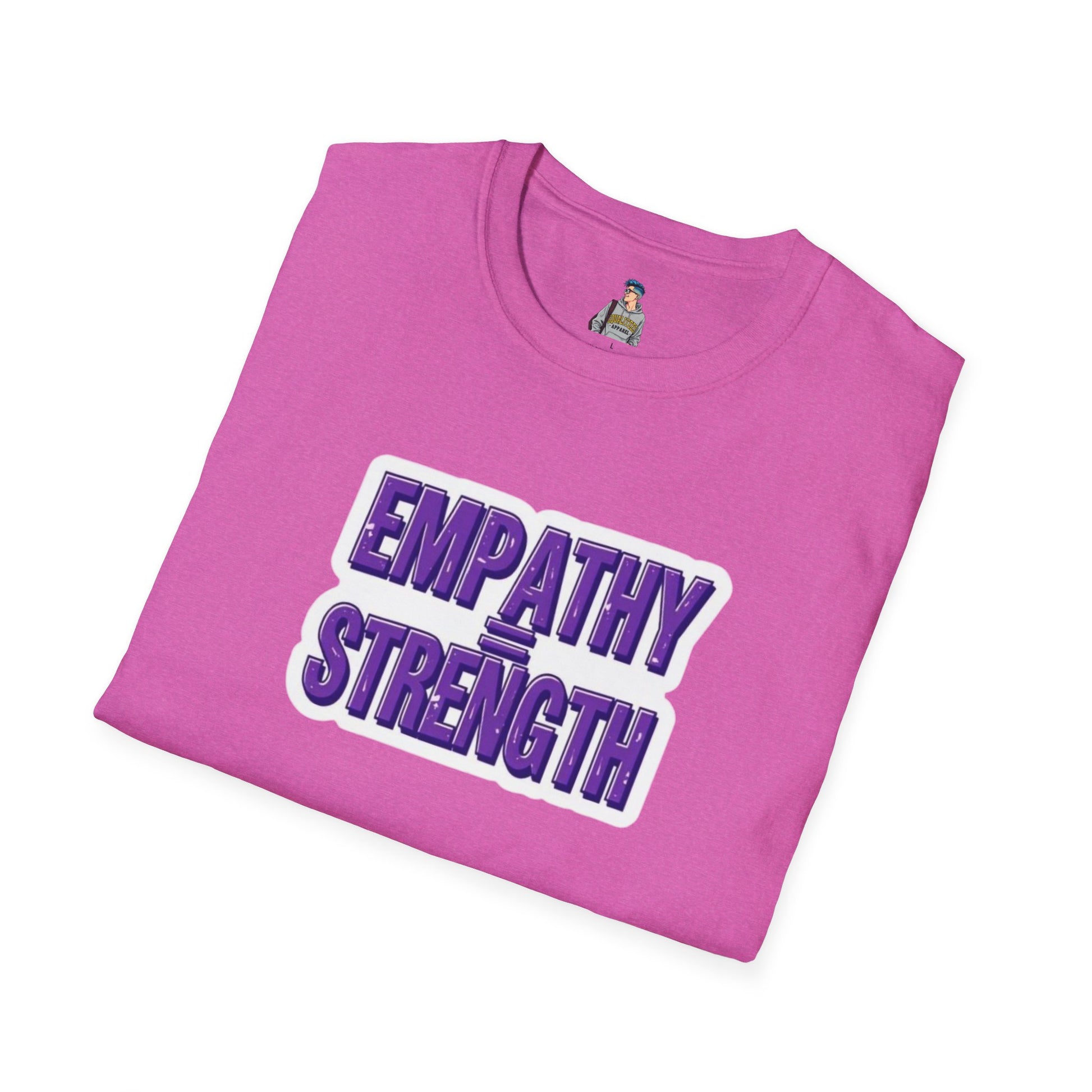 Empathy Equals Strength Unisex Softstyle T-Shirt - Inspirational Apparel for Everyday Comfort