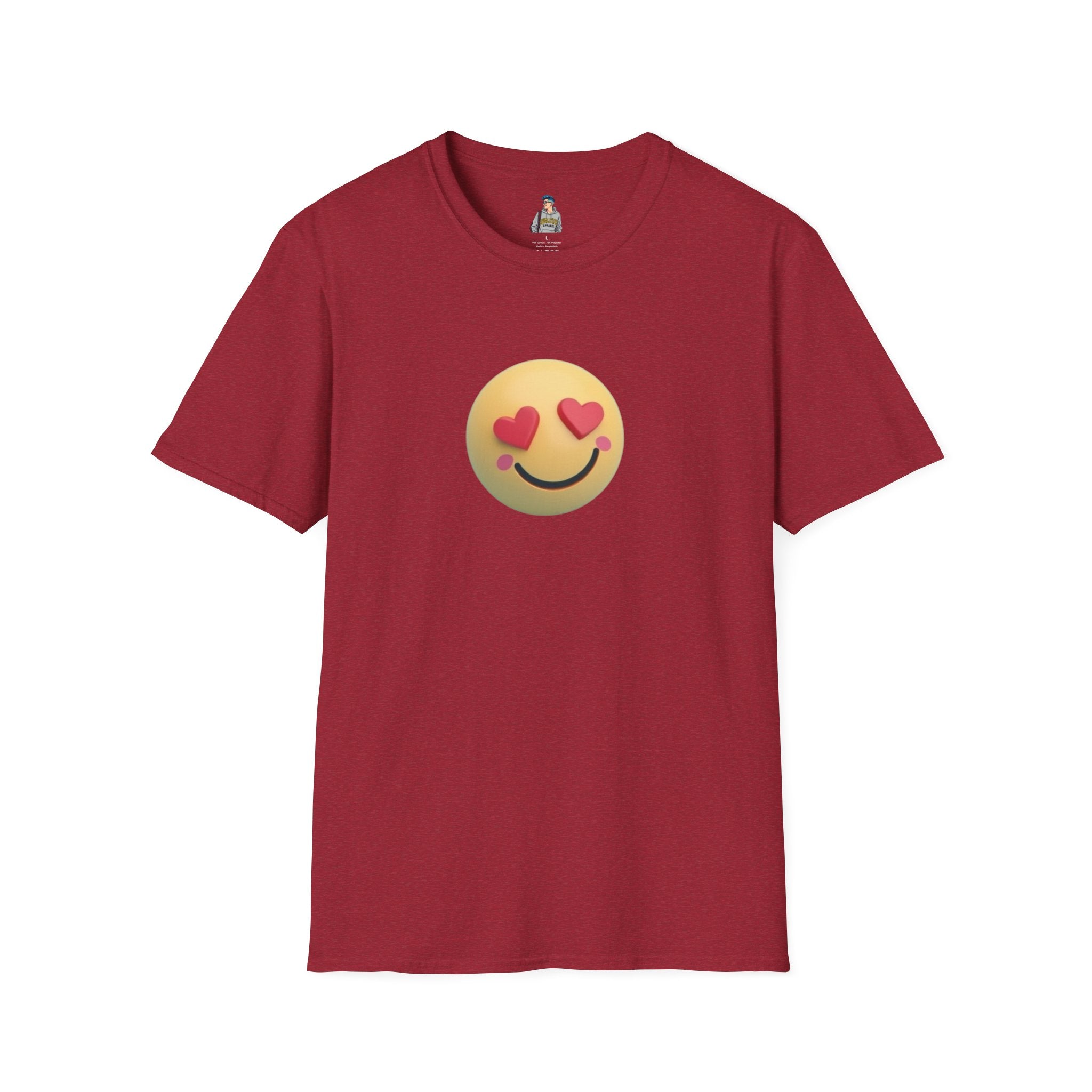 Heart Eyes Emoji - Unisex Softstyle T-Shirt