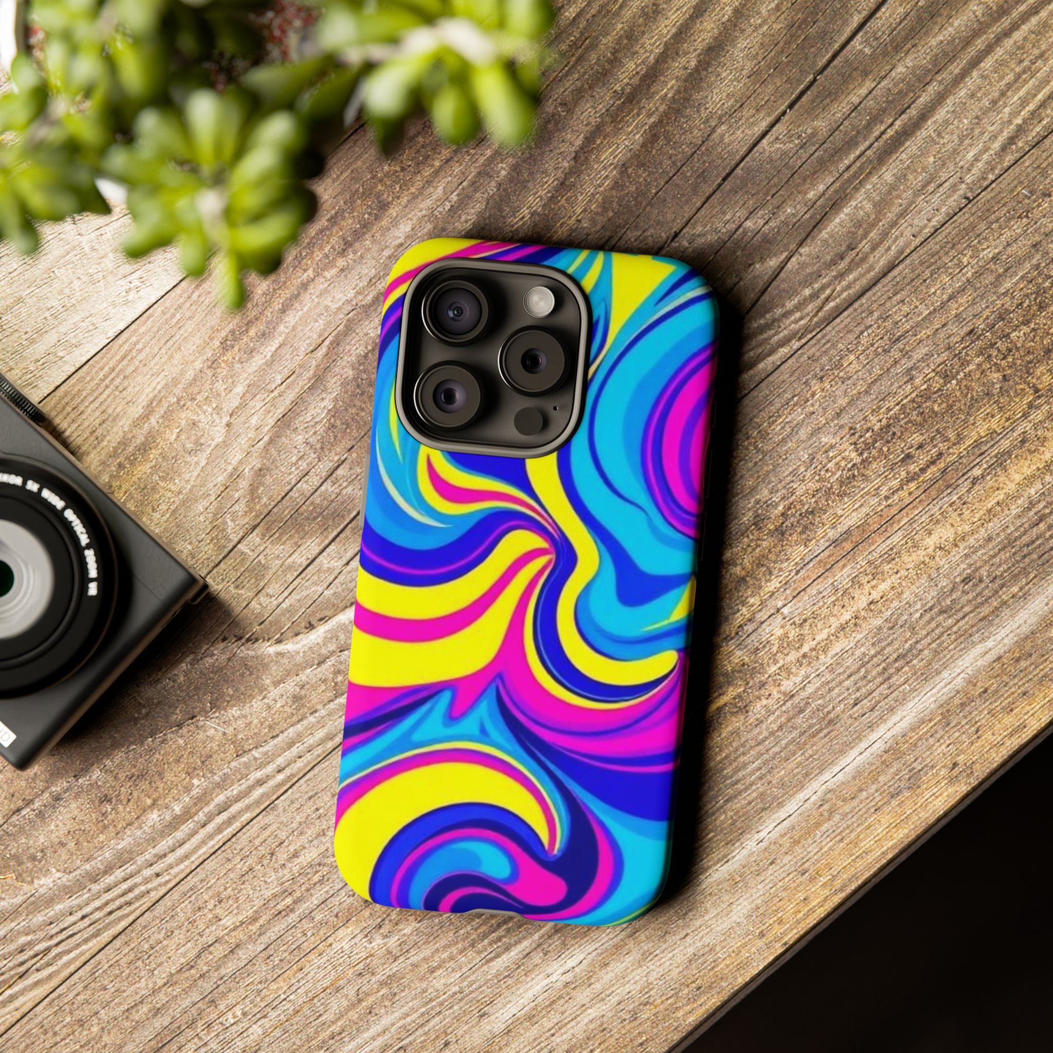 Psychedelic Swirl Tough Phone Case for iPhone
