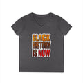 Black History Is Now V-Neck T-Shirt