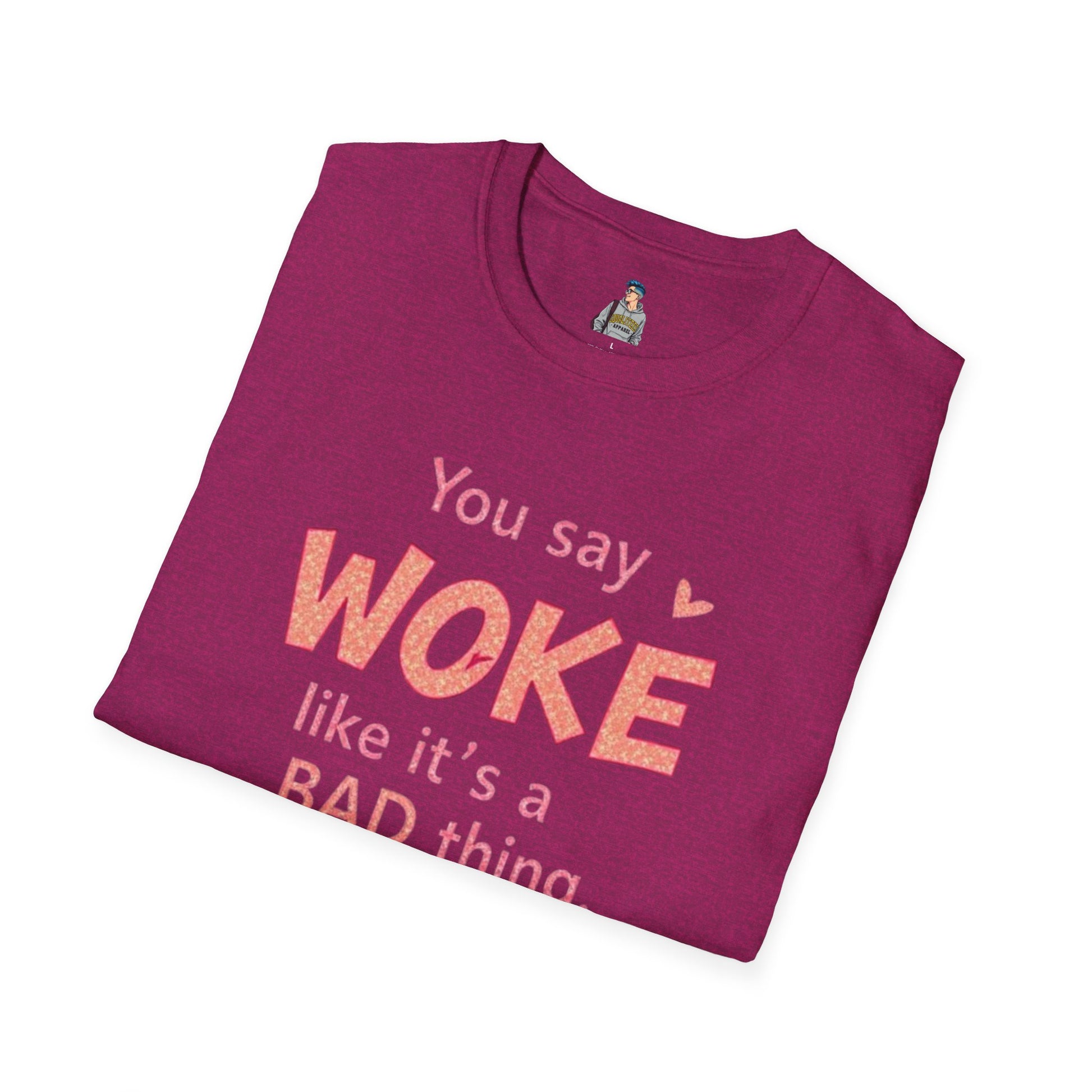 Woke is Empathy Unisex Softstyle T-Shirt - Bold Statement Tee for Everyday Activists