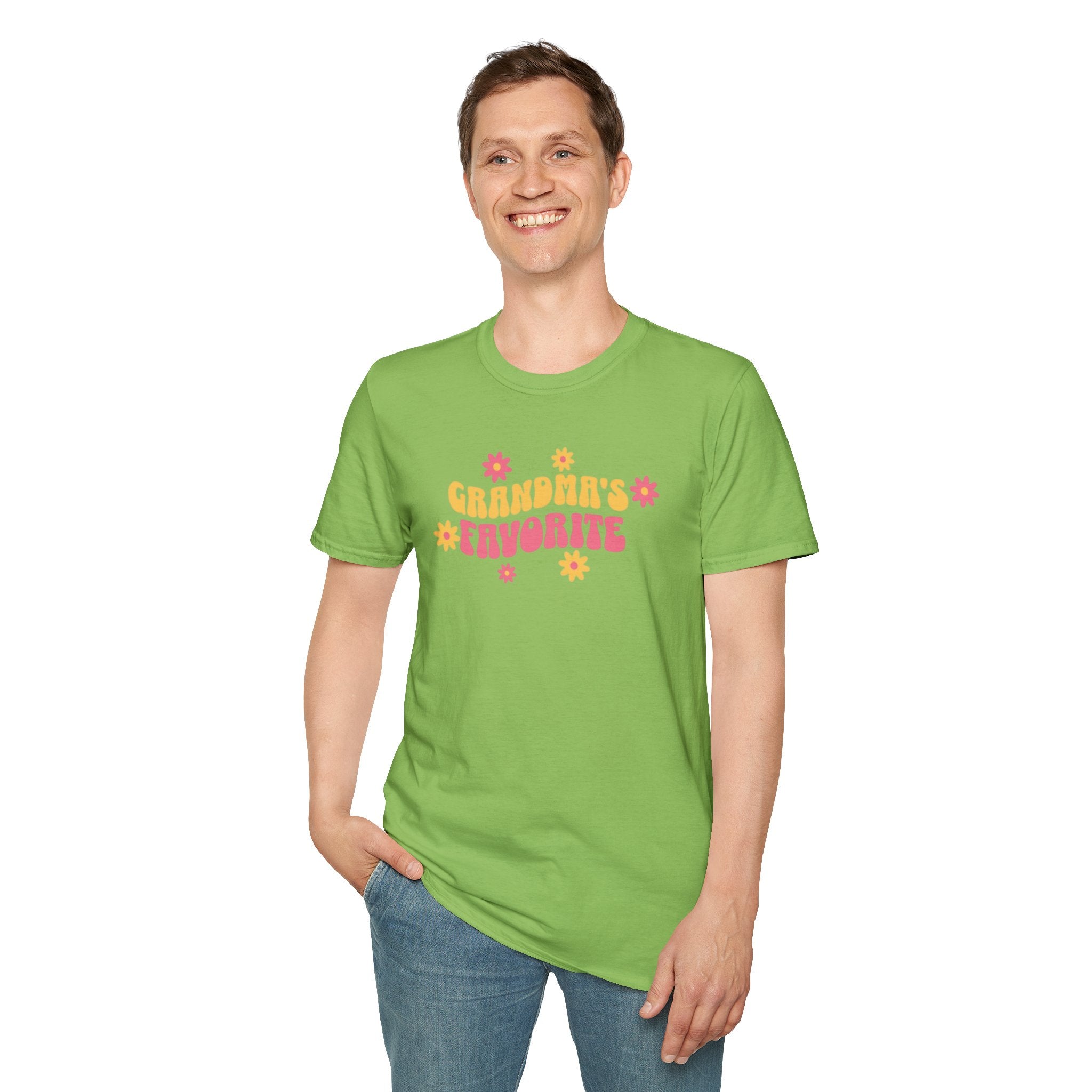 Grandma's Favorite Unisex Softstyle T-Shirt - EqualiTees.Me