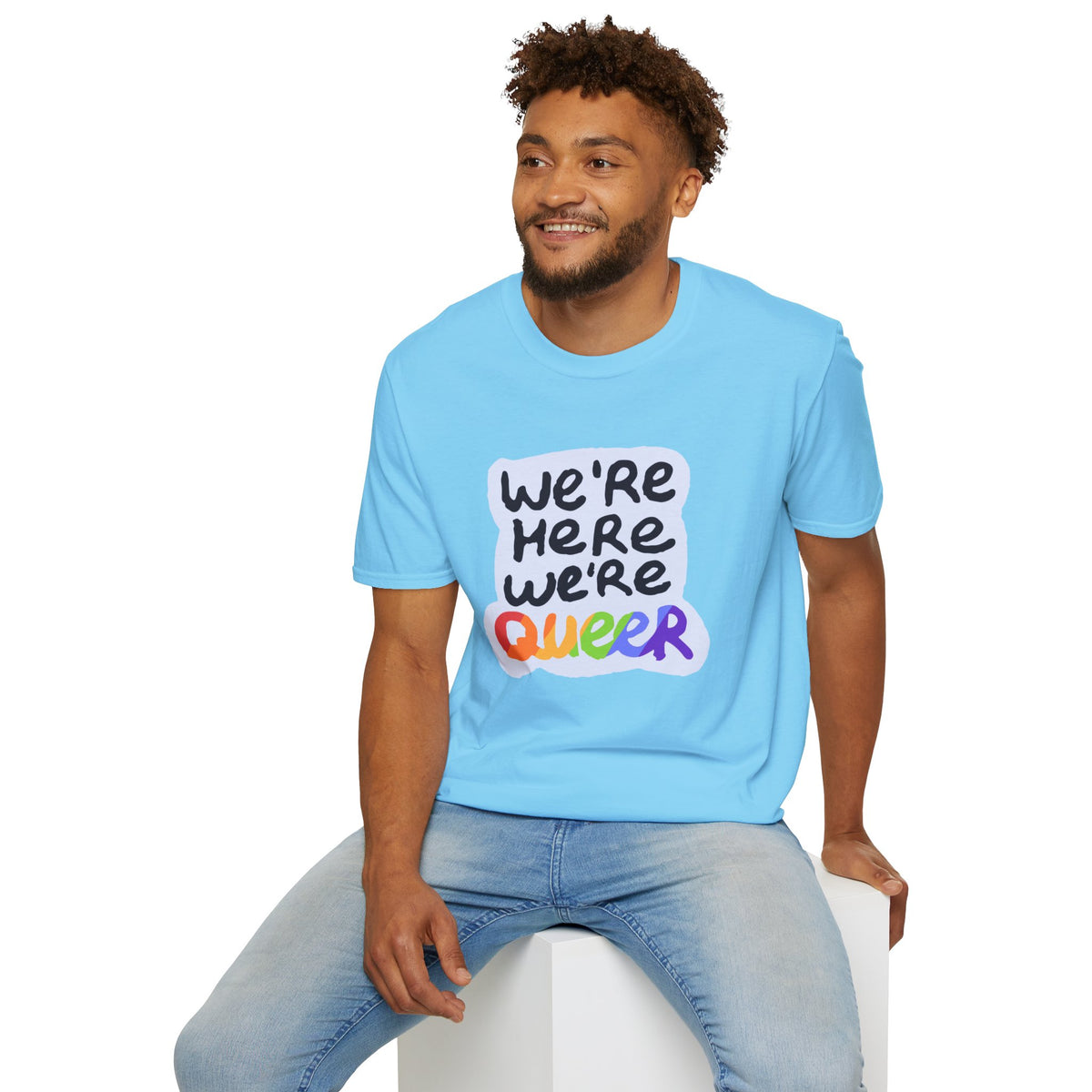 We’re Here We’re Queer Pride Tree Las Vegas T-Shirt