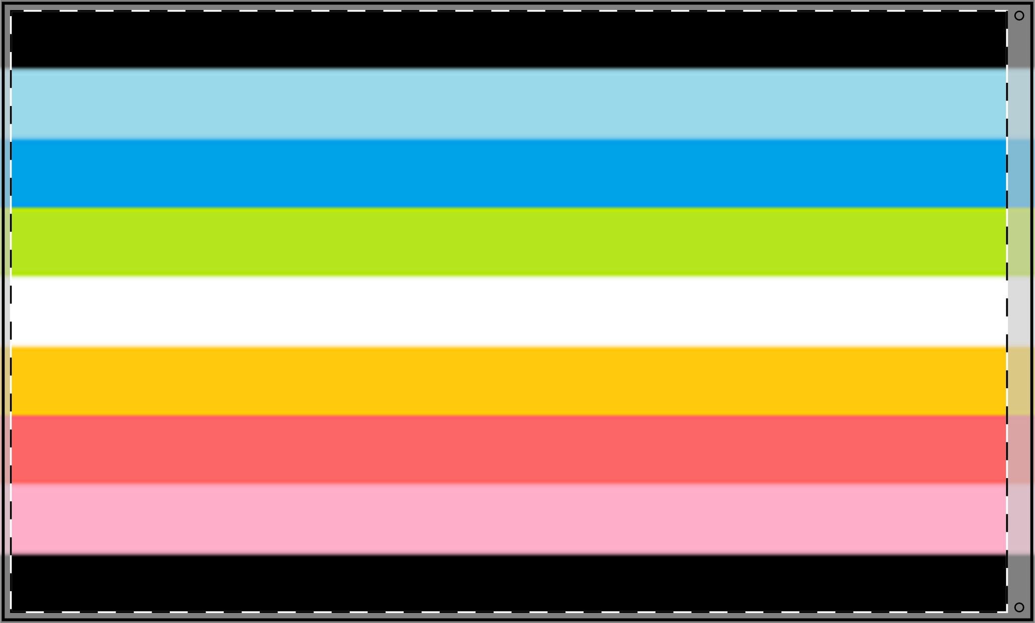 Vibrant Queer Pride Double-Sided Flag for Celebrations & Events