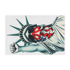 Patriotic Microfiber Blanket RESIST Lady Liberty Design