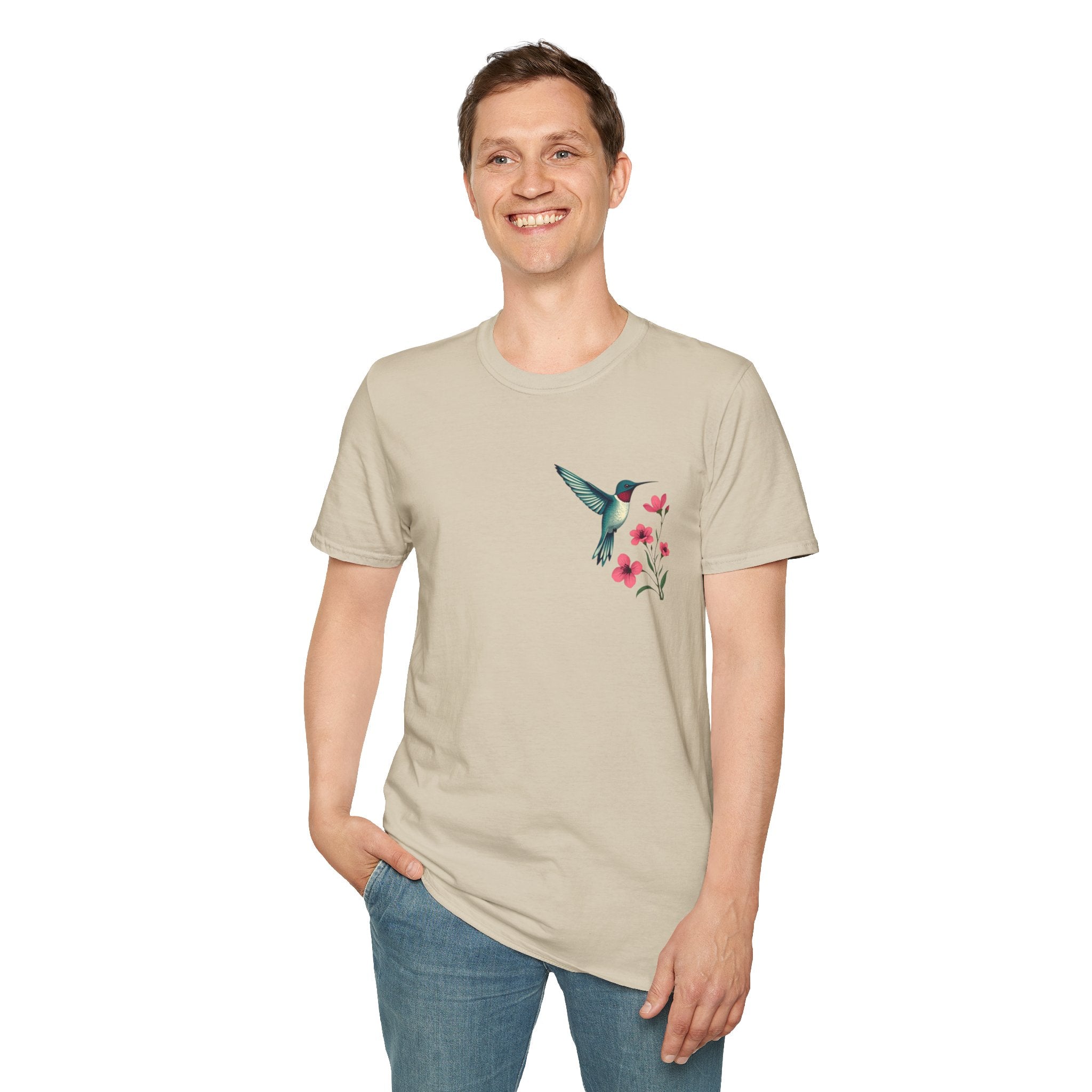 Floral Hummingbird T-Shirt