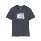 Defend Democracy Unisex Softstyle T-Shirt - Perfect for Activism and Everyday Wear