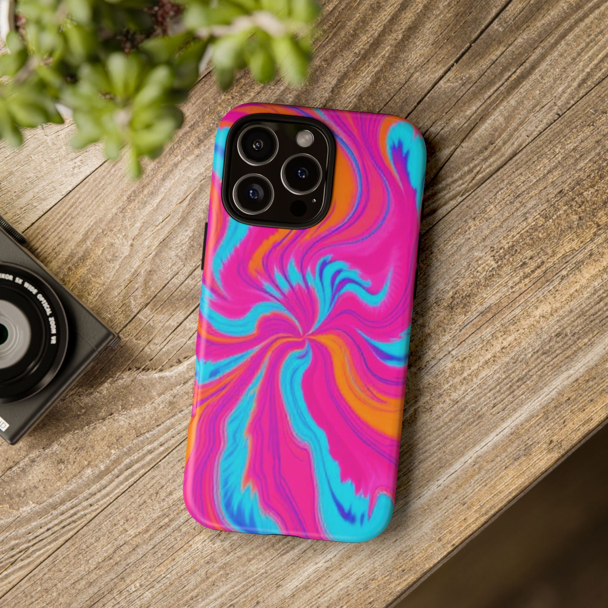 Psychedelic Swirl Tough Phone Case for iPhone