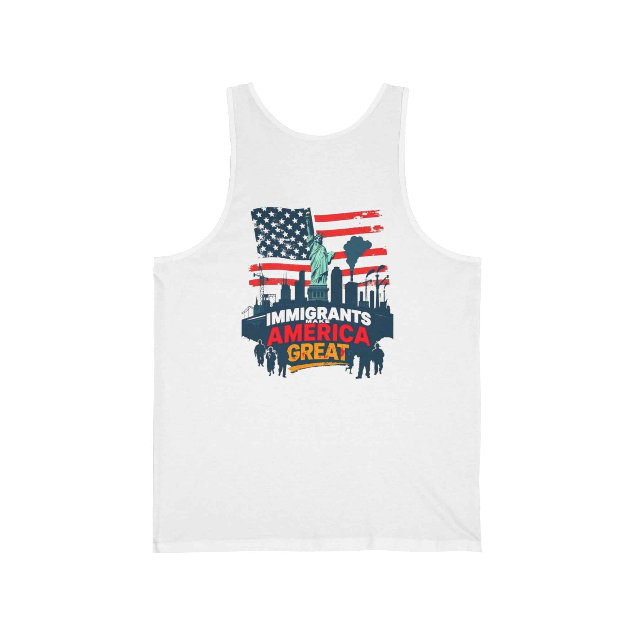 Immigrants Make America Great Tank — 'Estoy Contigo' Latino Pride Graphic Tank Top