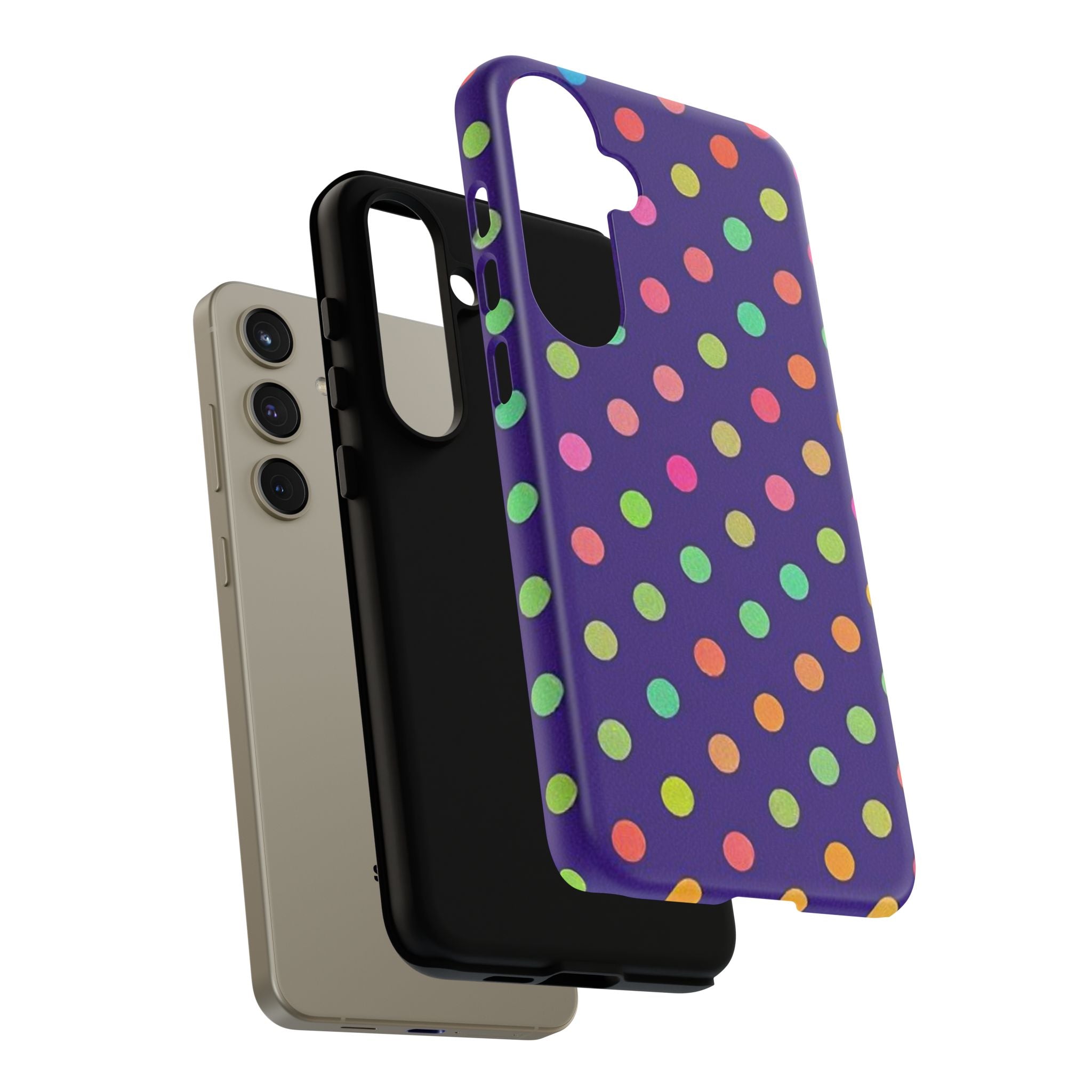 Colorful Polka-Dot Tough Case for Android