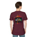Unisex Softstyle T-Shirt - LGBTQ+ Empowerment T-Shirt: Conversion Therapy is Torture & We All Belong