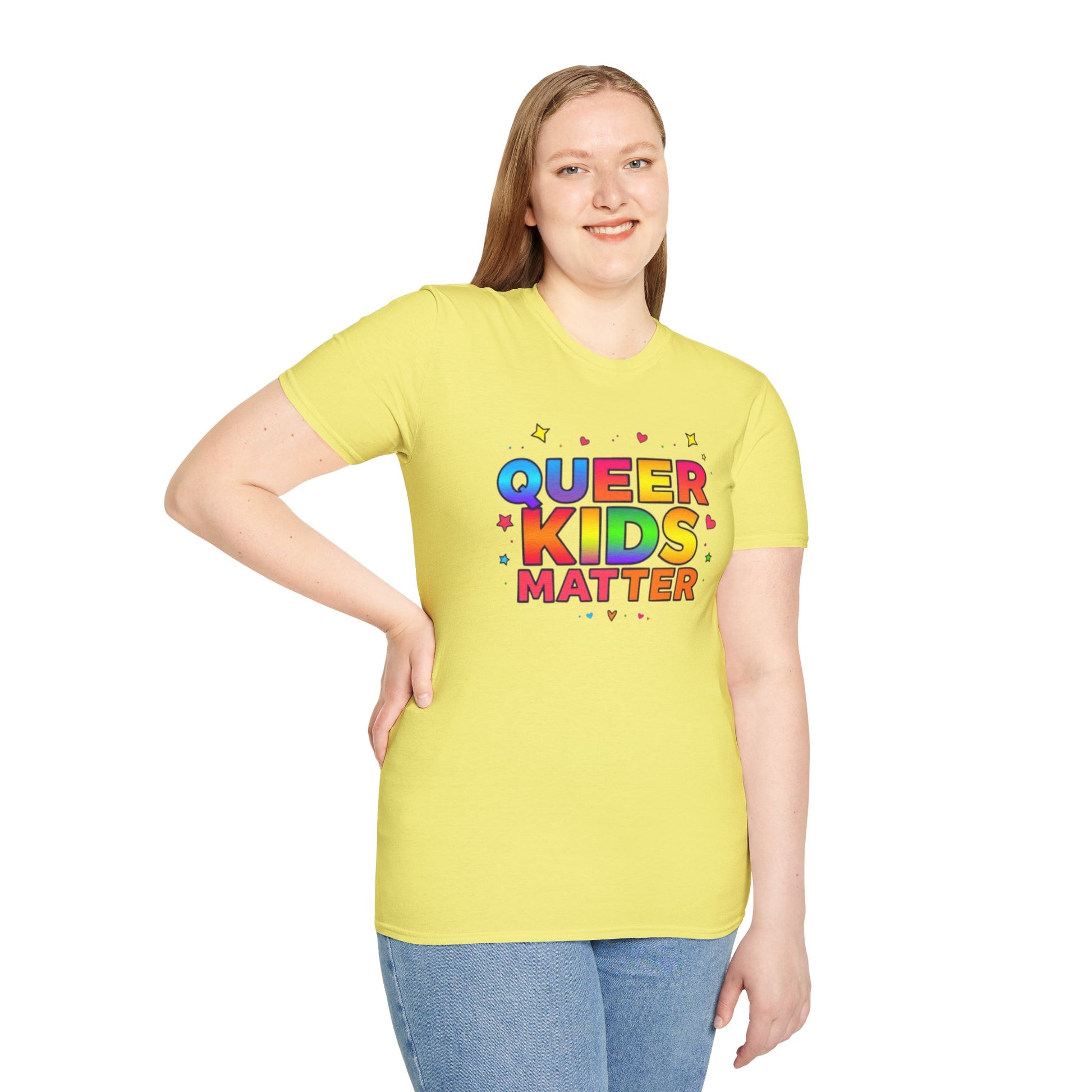 Colorful Queer Kids Matter Pride T-Shirt