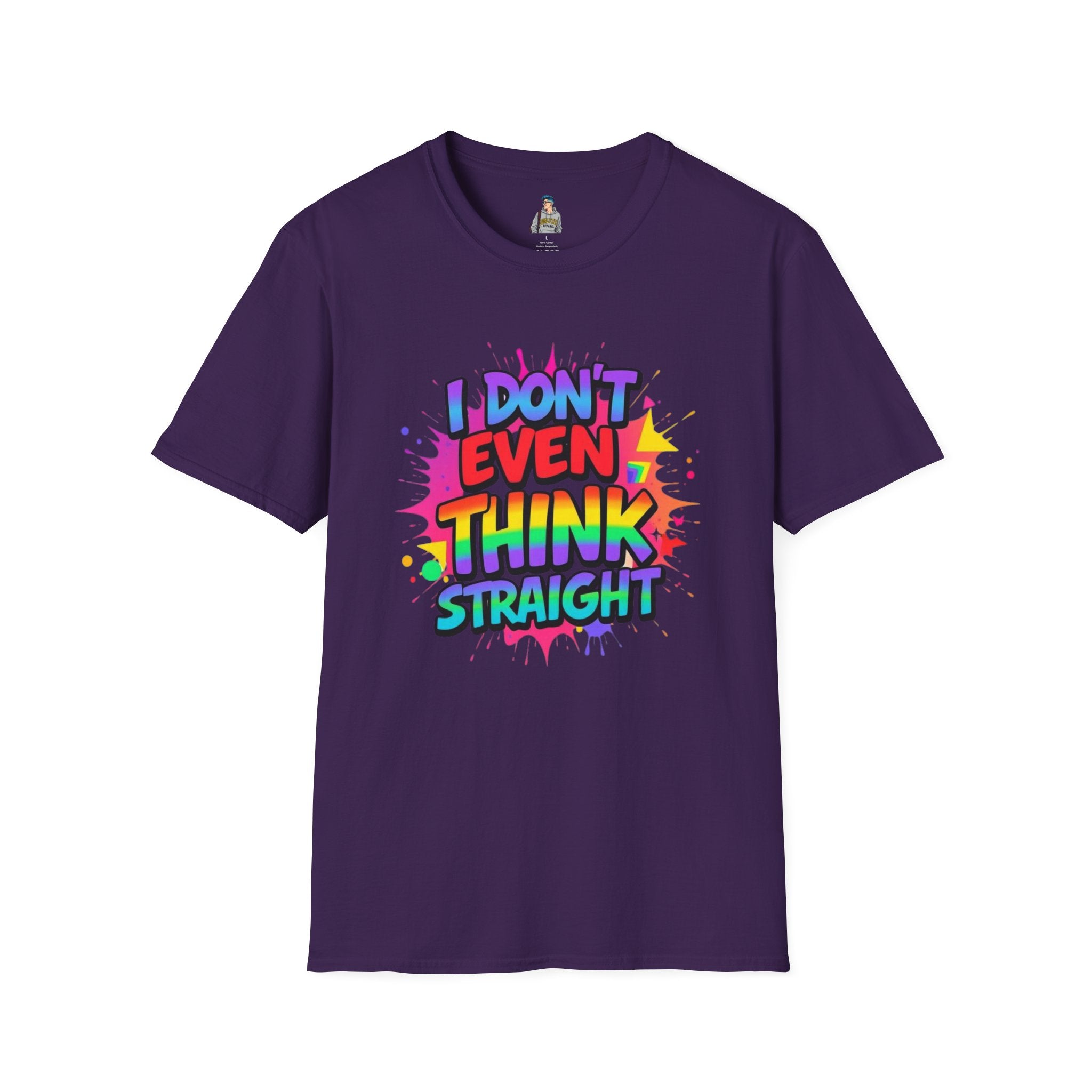 Colorful Humor T-Shirt, Pride Apparel, Gift for Friends, Casual Wear, Fun Statement Tee