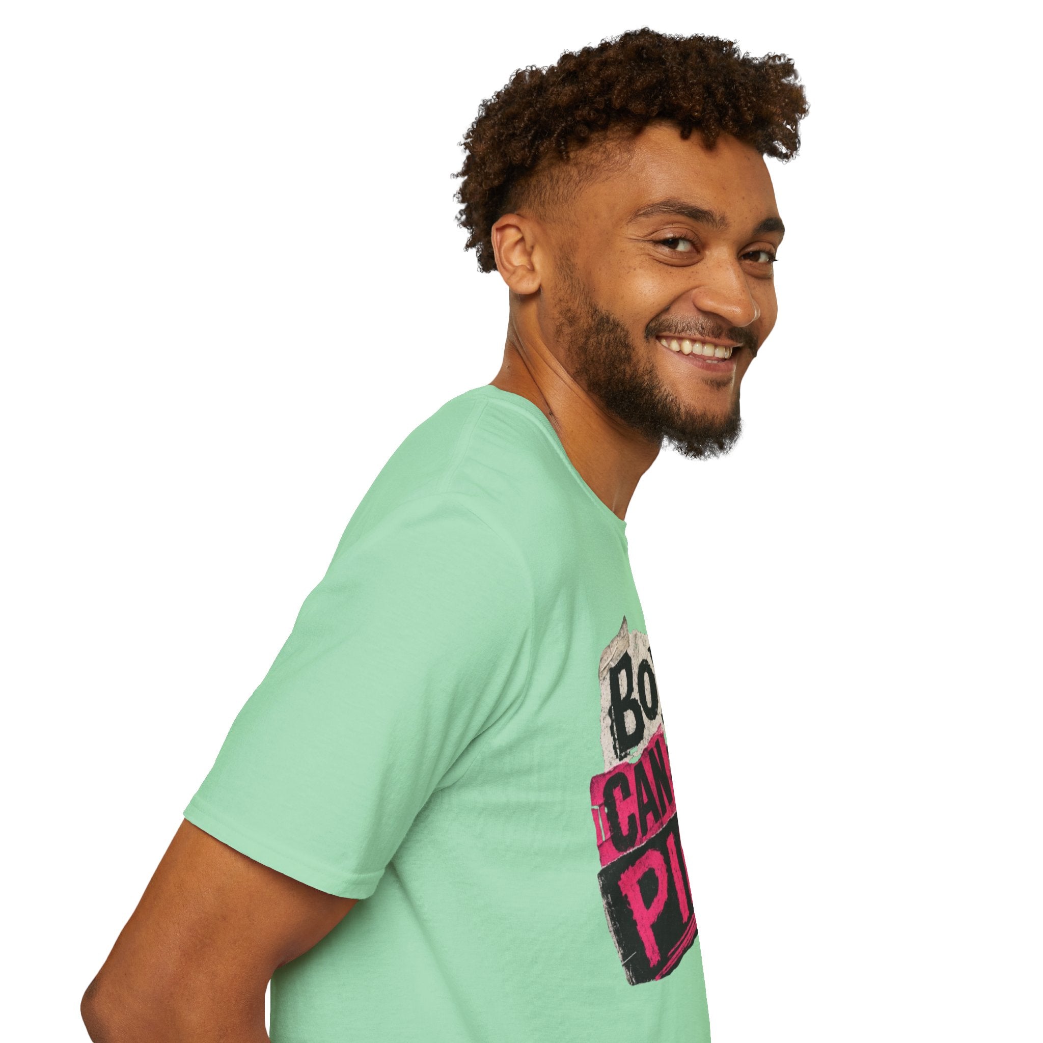 Boys Can Wear Pink T-Shirt — Bold Retro Feminist Graphic Tee