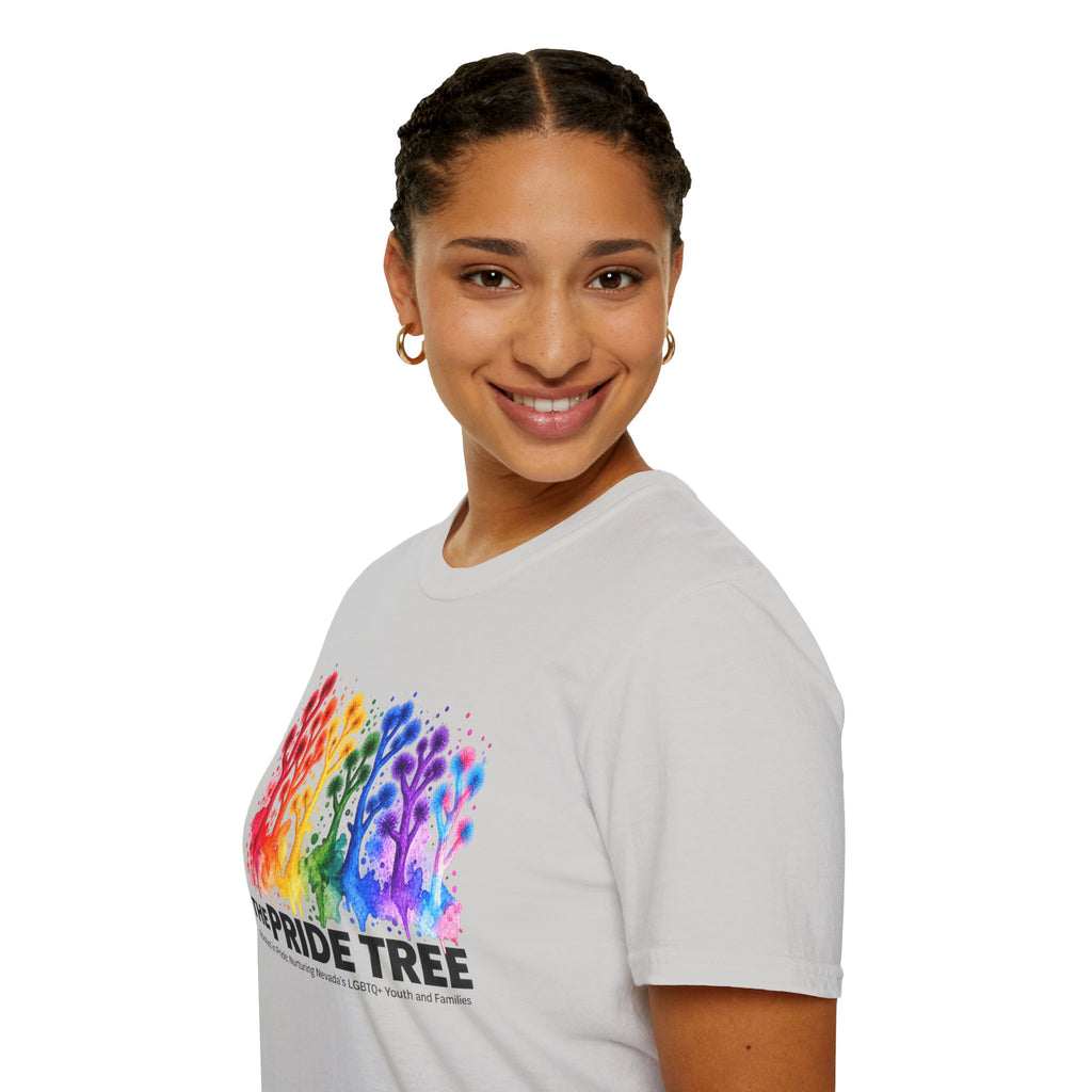 Pride Tree Las Vegas T-Shirt - Black Text