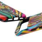 Android OR iPhone Compatible Cases - Rainbow Zebra Design - Unique Tough Cases