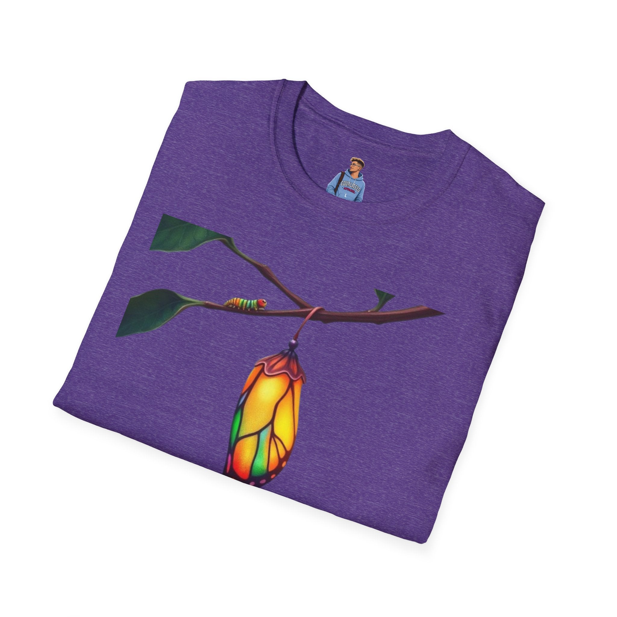 Rainbow Butterfly Cocoon Pride T-Shirt