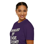 Radicalized by Basic Decency T-Shirt | Social Justice Slogan Shirt