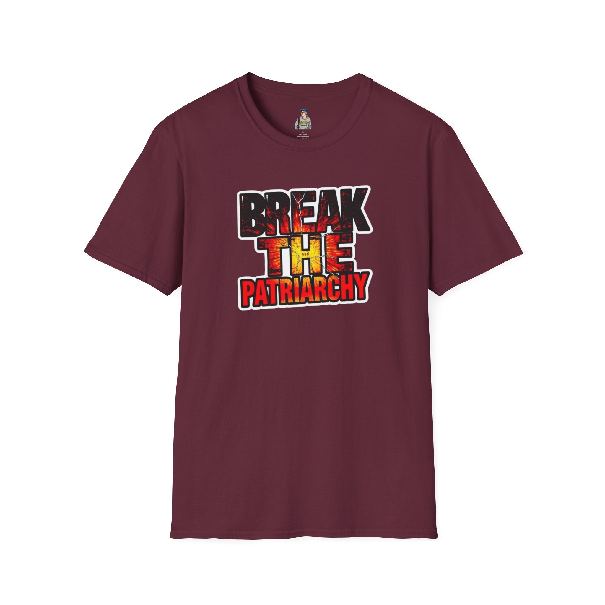 Break the Patriarchy Unisex Softstyle T-Shirt - Empowerment Wear for Social Change