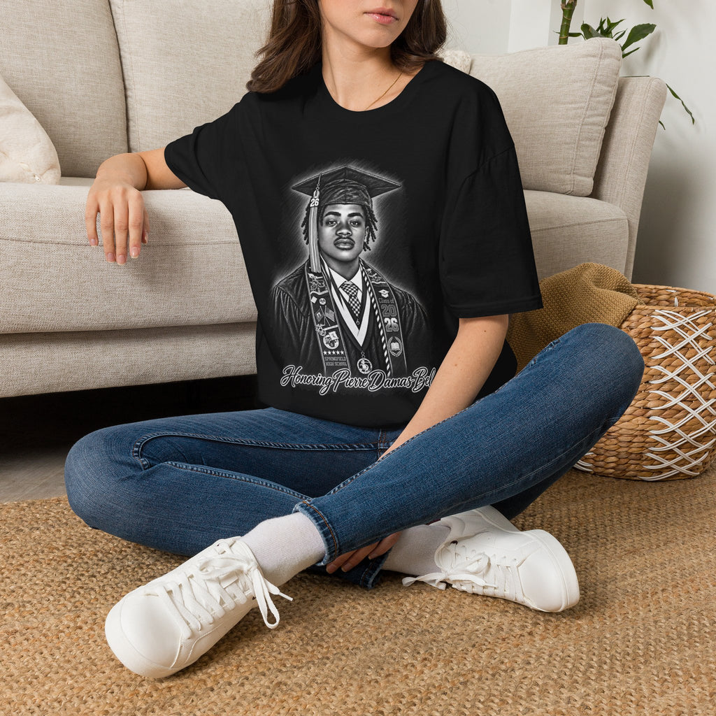 Portrait Front and Back - In Memory of Pierre Damas Bel T-Shirt