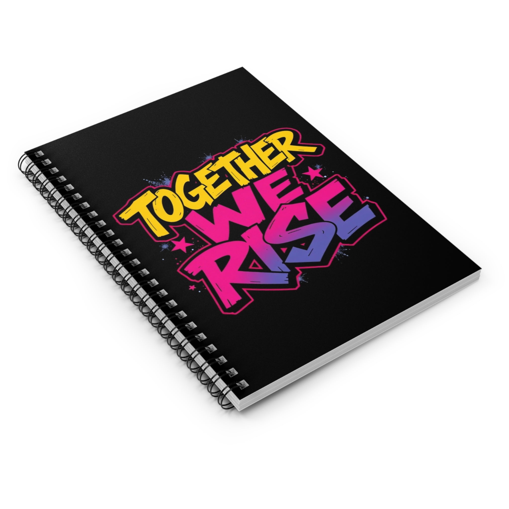 Together We Rise Spiral Notebook - Inspirational Ruled Journal for Creative Minds