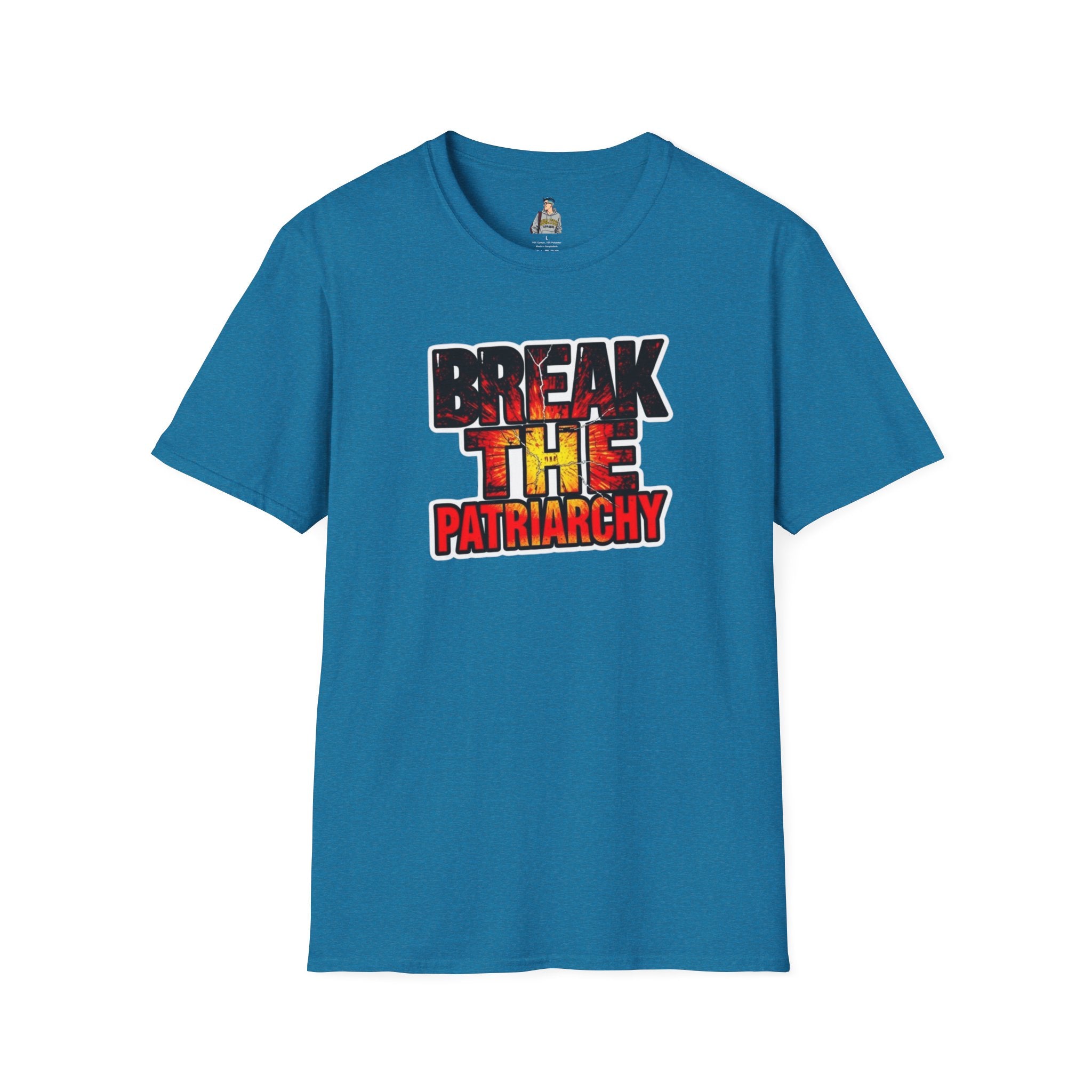 Break the Patriarchy Unisex Softstyle T-Shirt - Empowerment Wear for Social Change
