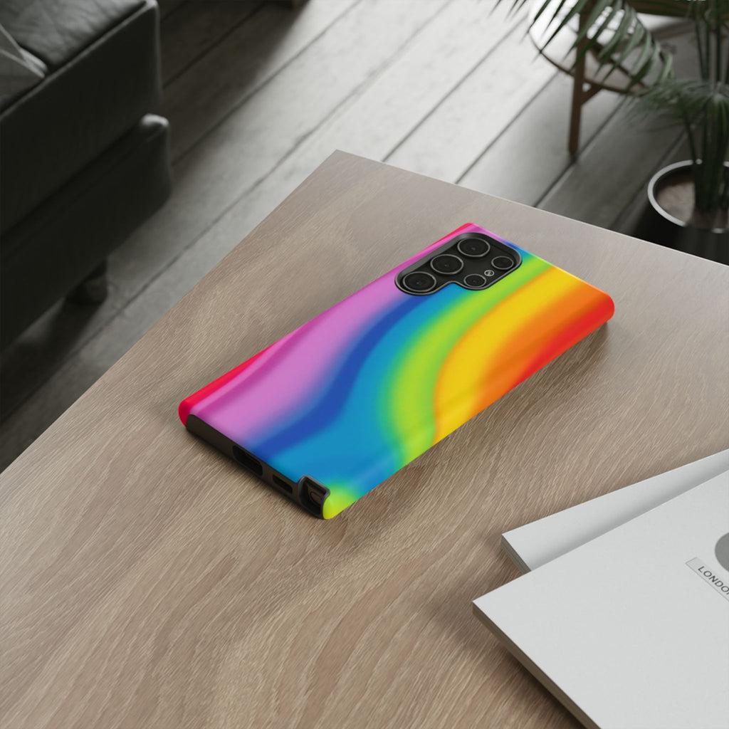 Rainbow Swirl Tough Case for Android