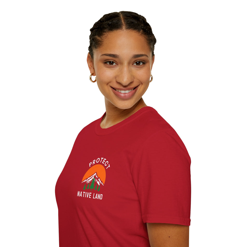 Protect Native Land Softstyle Unisex T-shirt