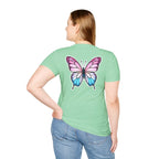 Trans Caterpillar to Butterfly Graphic T-Shirt