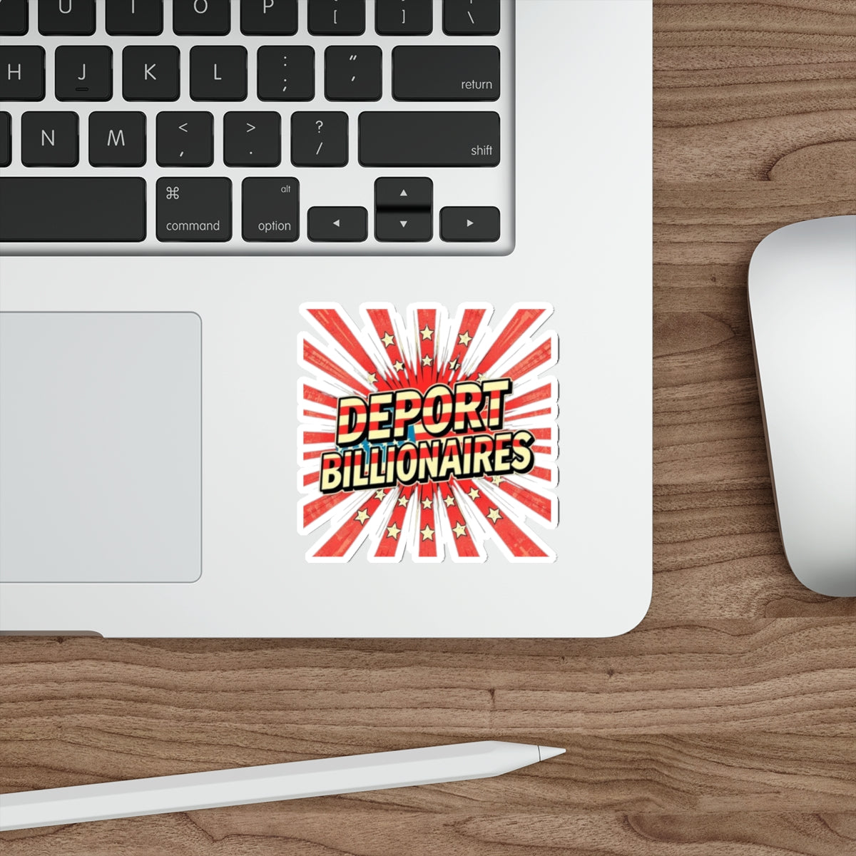 Die-Cut Stickers -  DEPORT BILLIONAIRES