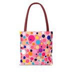 Dots and Drips over Pink Design - Tote Bag