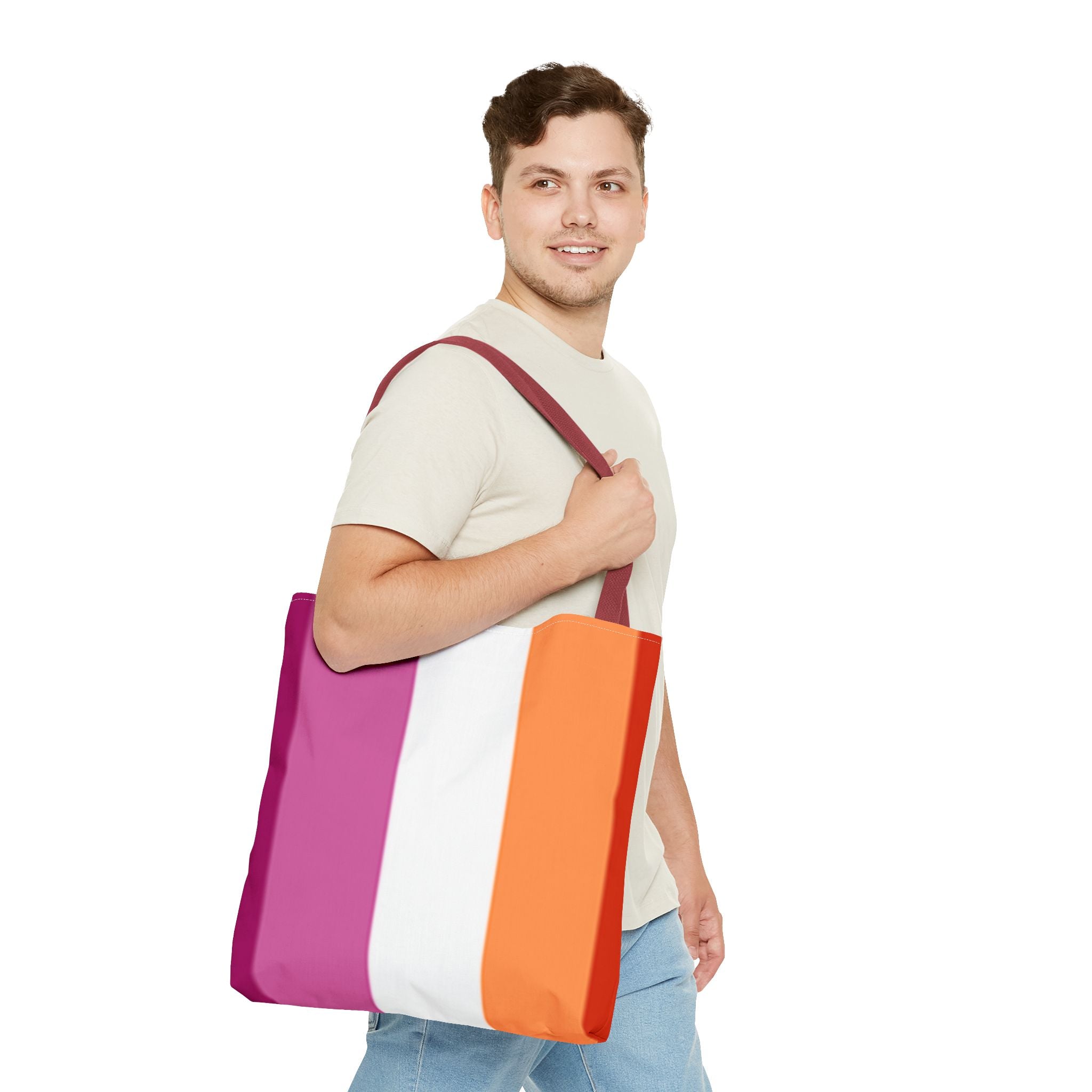 Lesbian Pride Flag Tote Bag