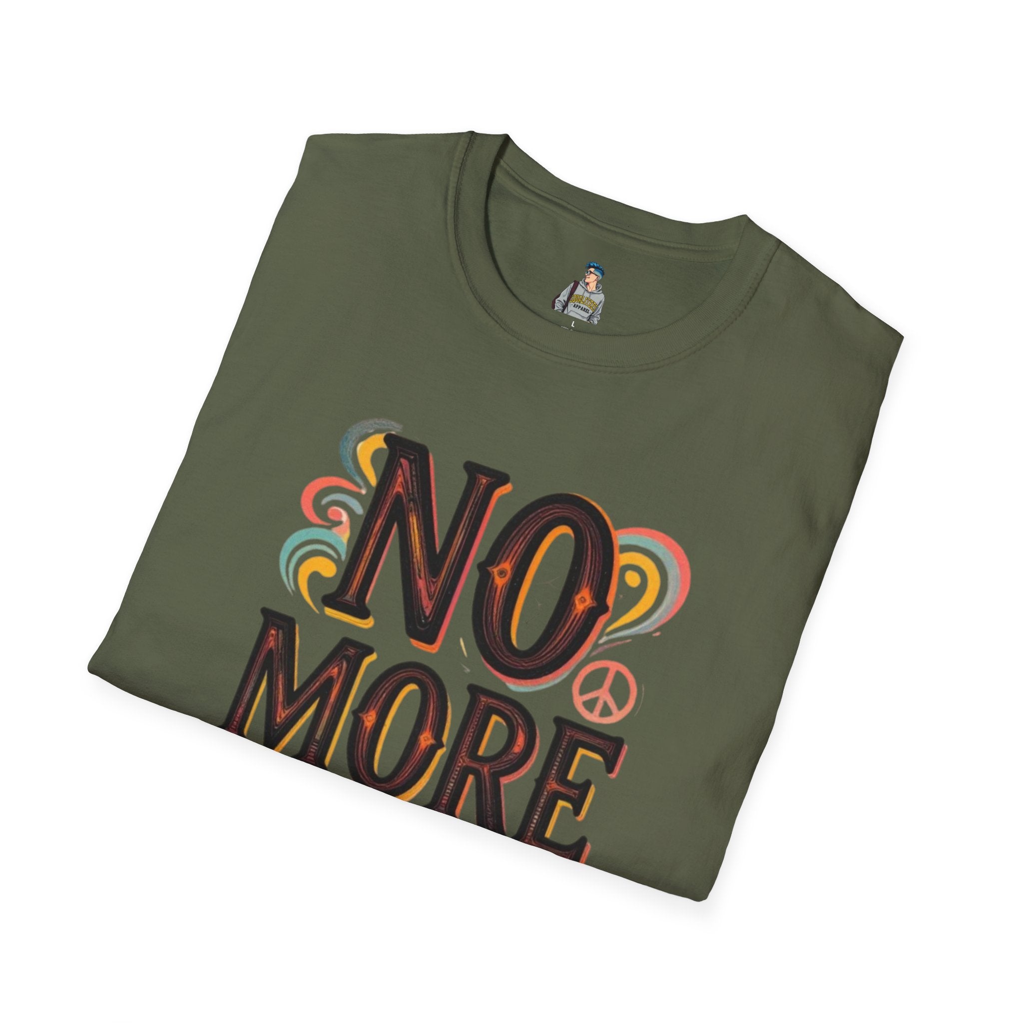 No More War Peace T-Shirt — Retro Anti-War Graphic Tee