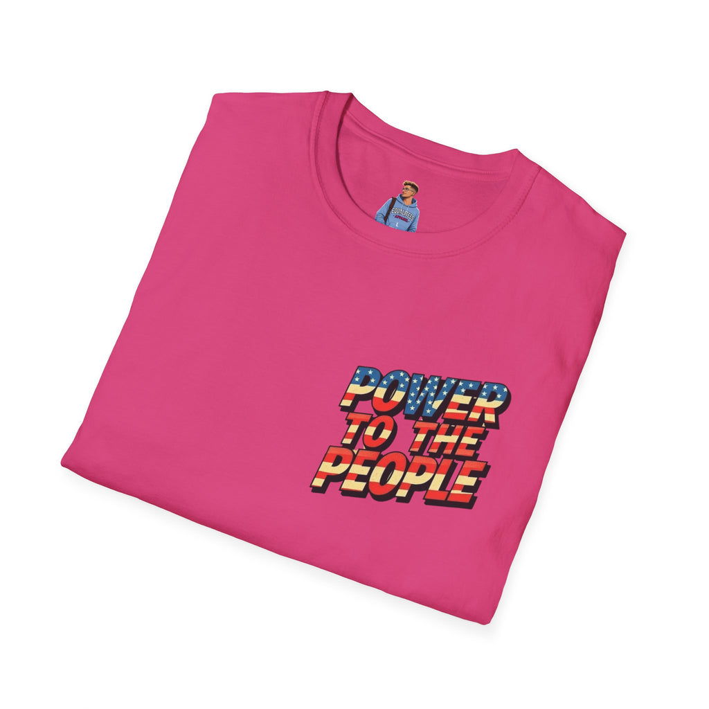 Power to the People Unisex Softstyle T-Shirt Classic Protest Tee