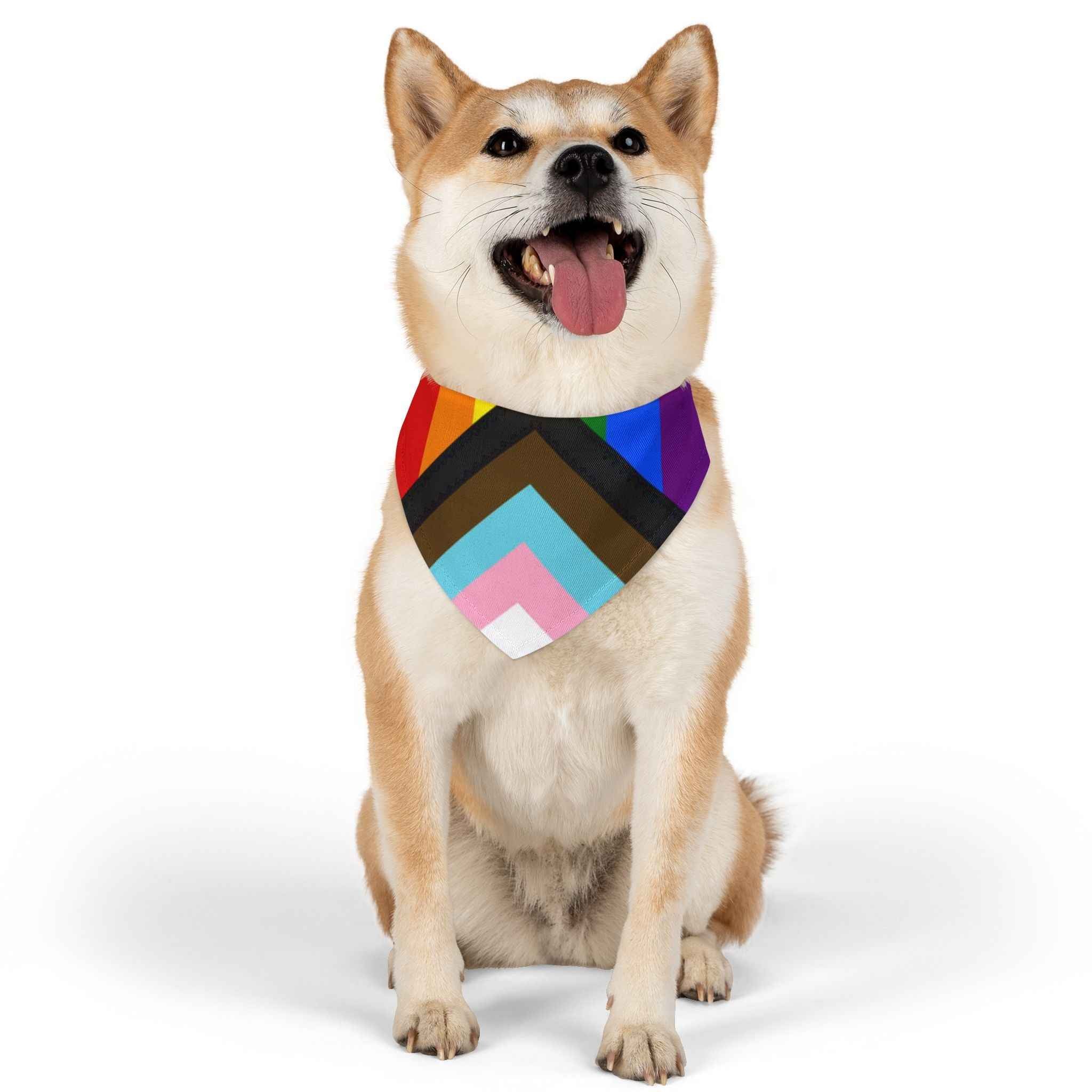 Inclusive Pride Flag Pet Bandana - Strut Your Mut