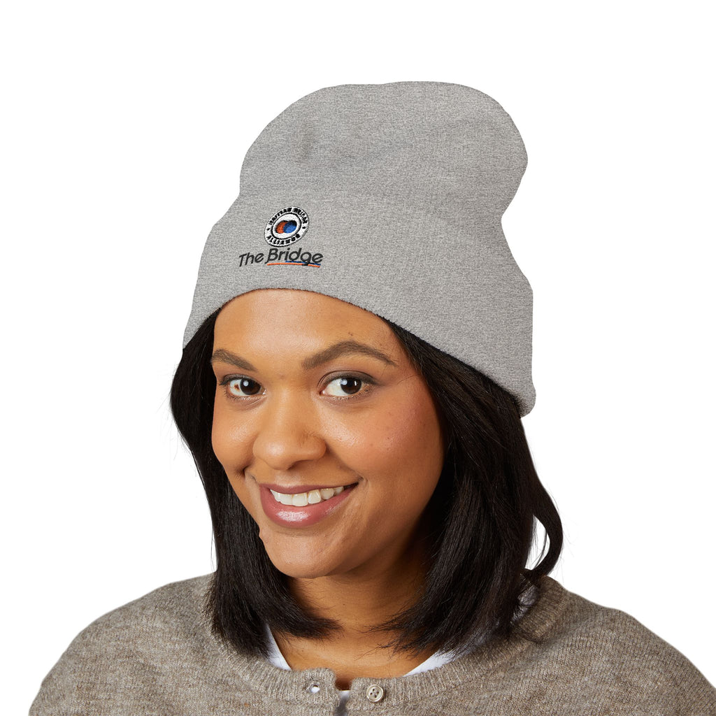 Embroidered Haitian Bridge Alliance Logo Cuffed Beanie — Warm Knit Winter Hat
